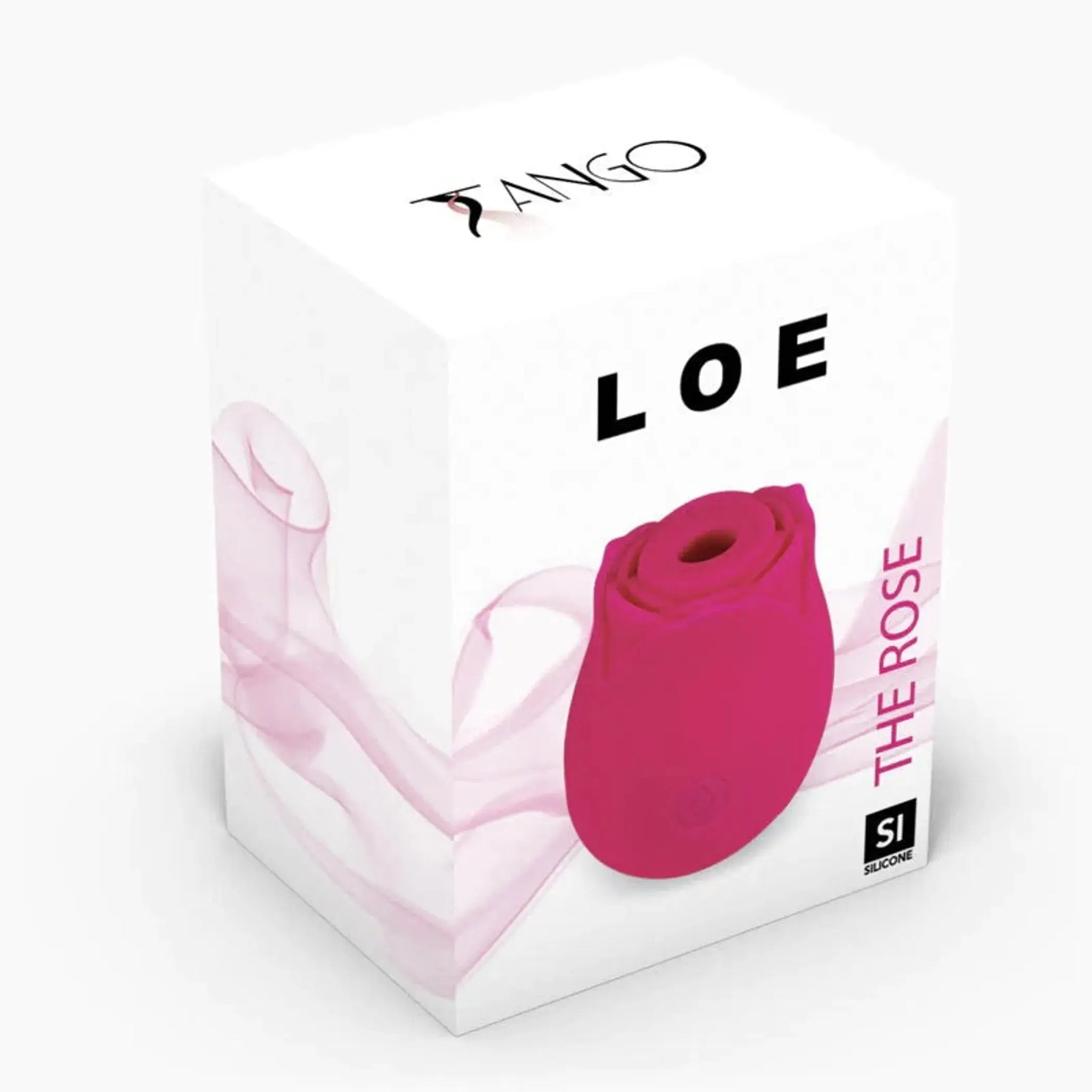 LOE THE ROSE PREMIUM SUCTION STIMULATOR NEON PINK Eden Novelties