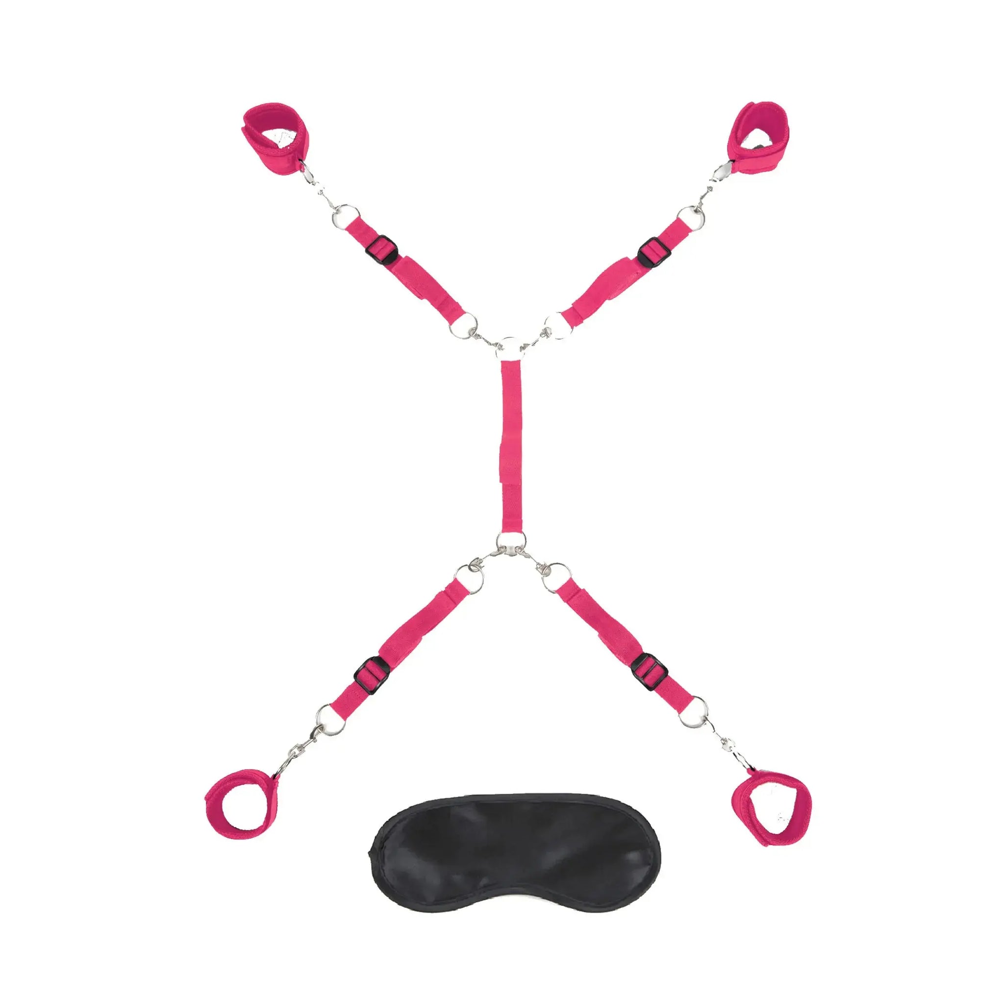 LUX FETISH 7PC BED SPREADER HOT PINK Electric / Hustler Lingerie