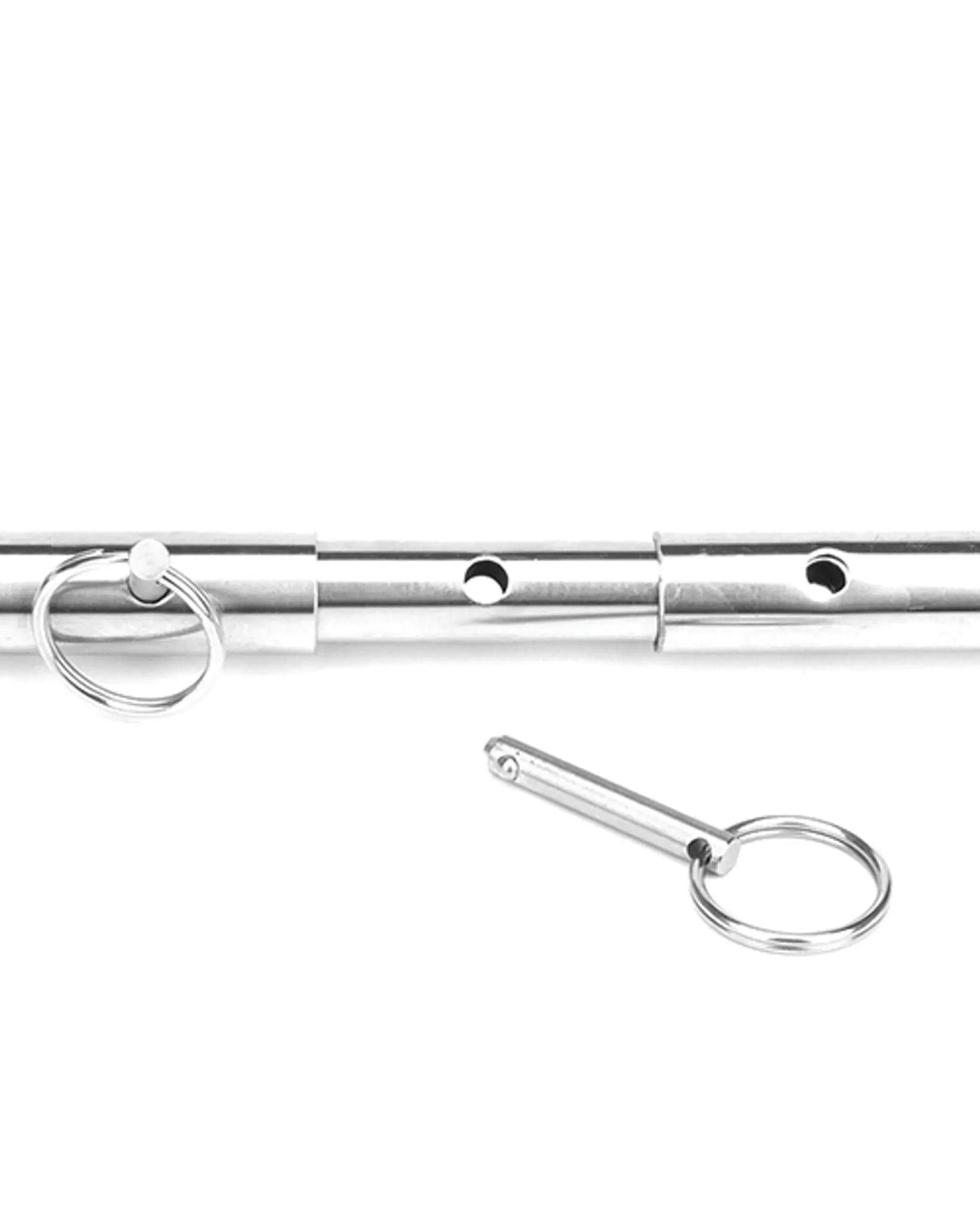 LUX FETISH EXPANDABLE SPREADER BAR SET 35-47IN W/ DETACHABLE LEATHERETTE CUFFS Electric / Hustler Lingerie