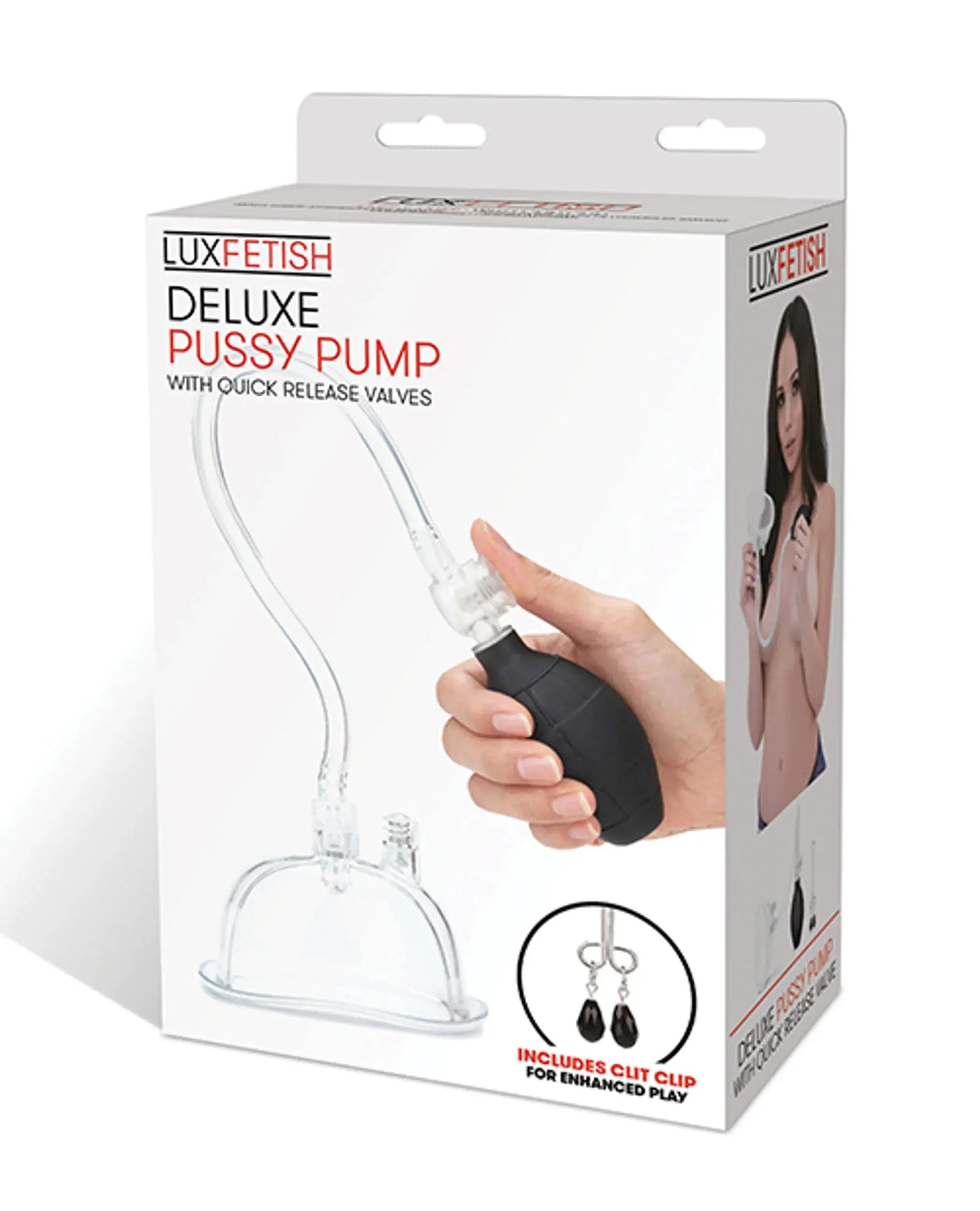 LUX FETISH PXSSYPUMP (CLIT CLAMP INCLUDED) Electric / Hustler Lingerie