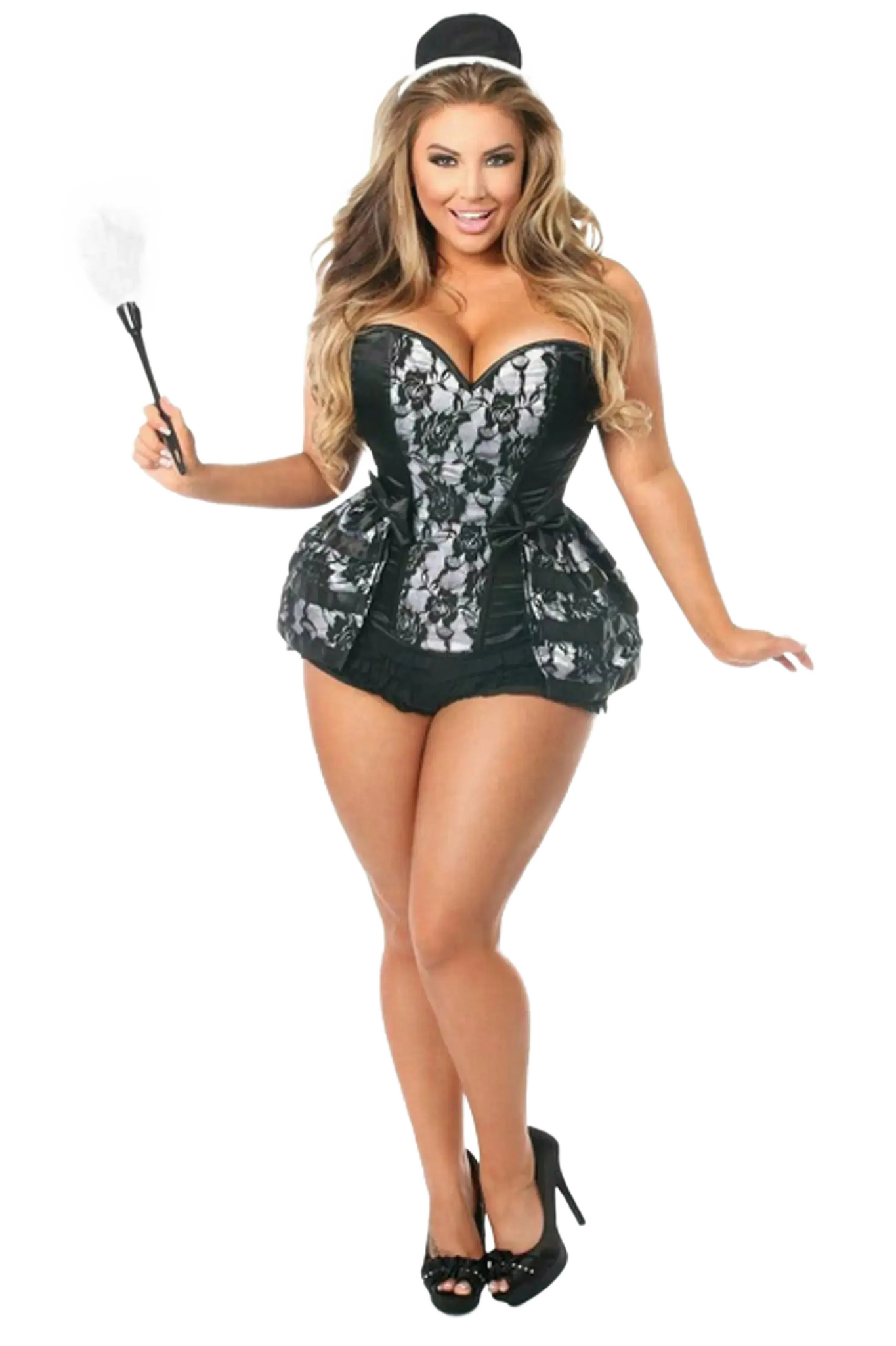 Lavish French Maid Corset Costume Daisy Corsets