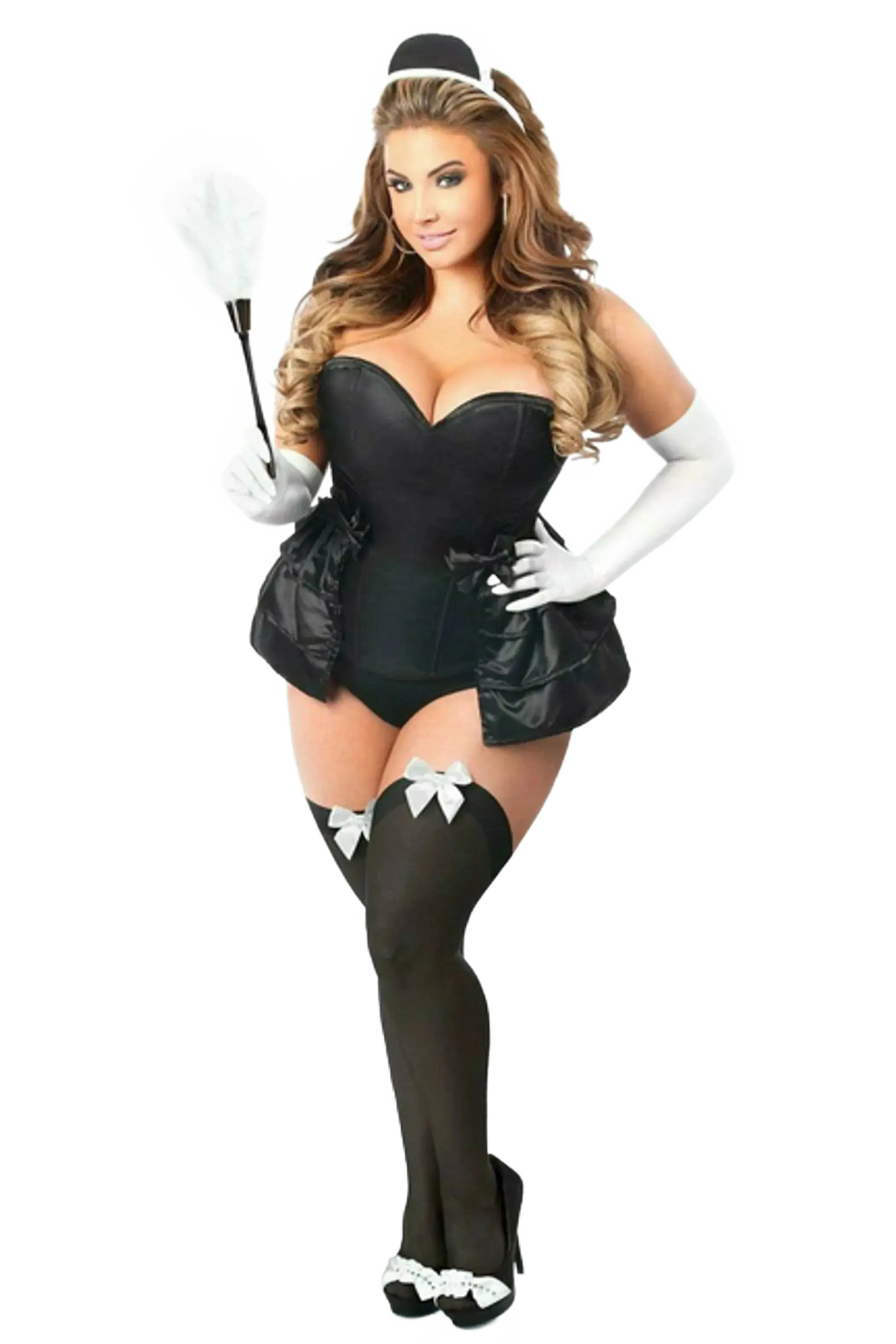 Lavish Frisky French Maid Corset Costume Daisy Corsets