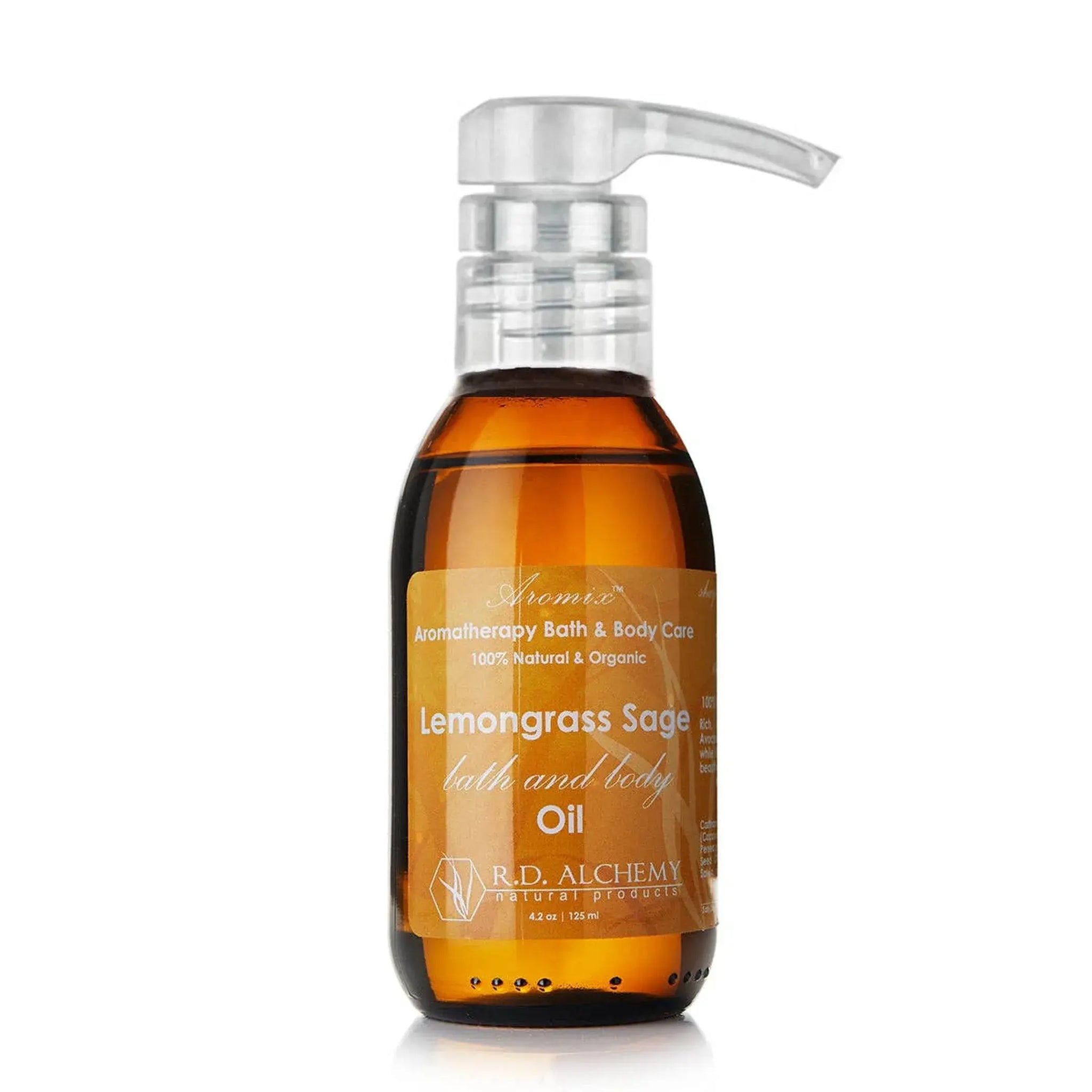 Lemongrass Sage Bath & Body Oil R.D. Alchemy Natural Products