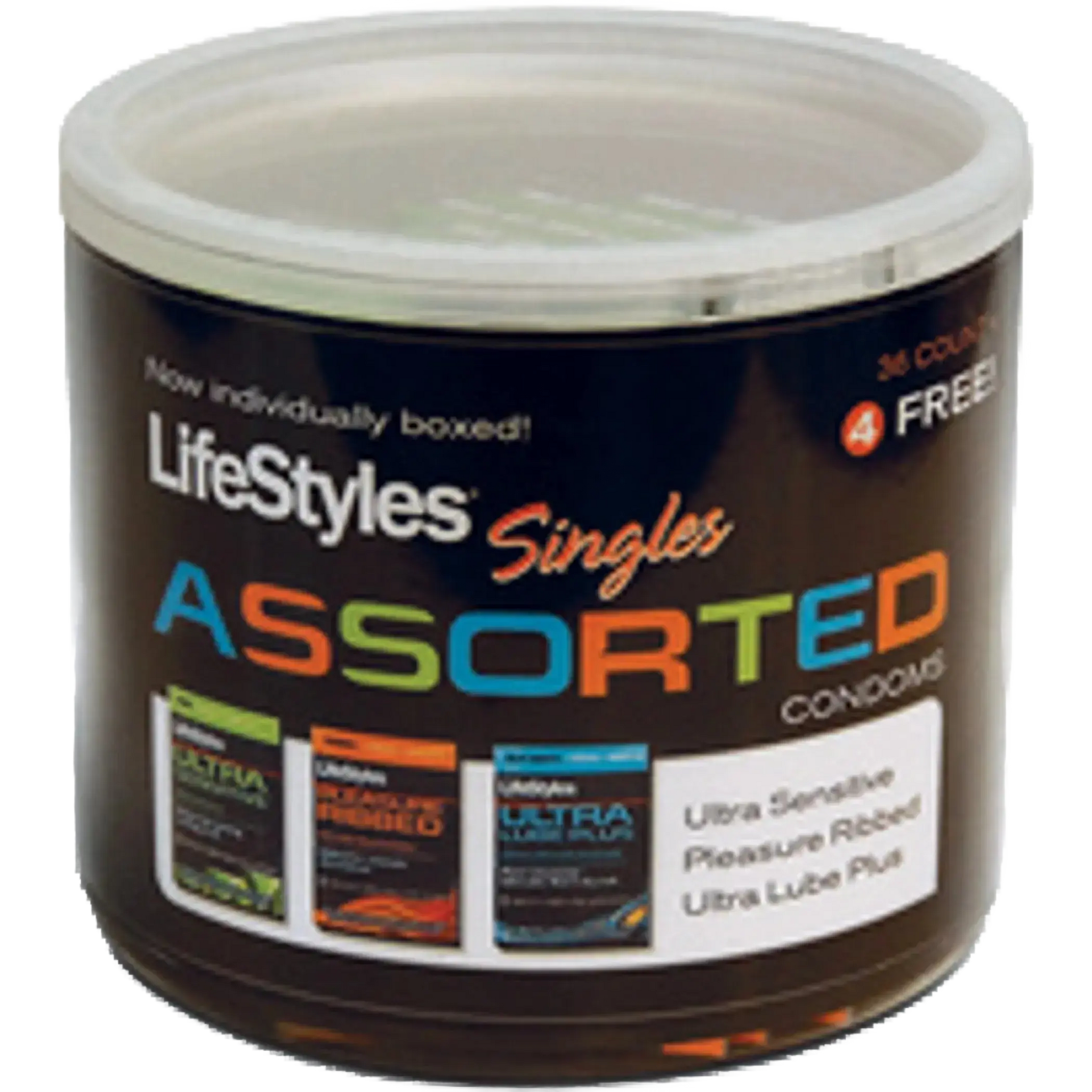 LIFESTYLES ASSORTED SINGLES 40 PC JAR Paradise Products