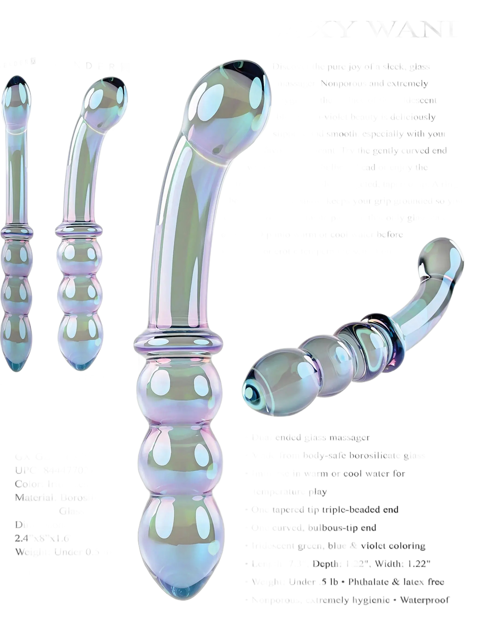 GENDER X LUSTROUS GALAXY WAND Evolved Novelties