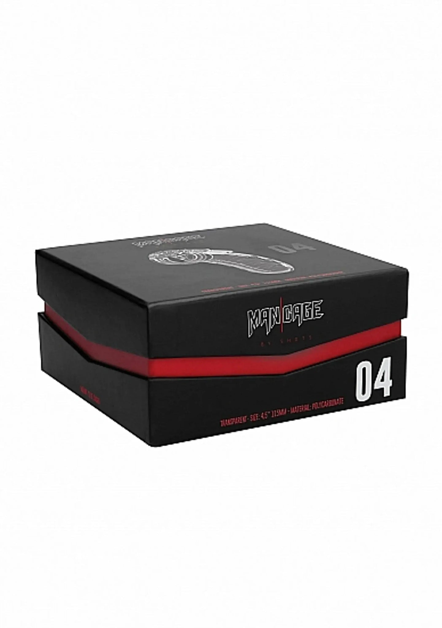 MANCAGE CHASTITY 4.5IN TRANSPARENT MODEL 04 SHOTS AMERICA