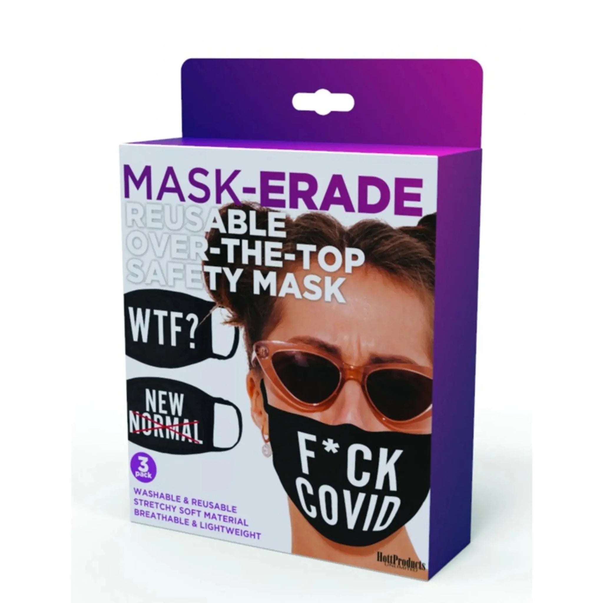 MASK-ERADE MASKS 3 PACK HOTT Products