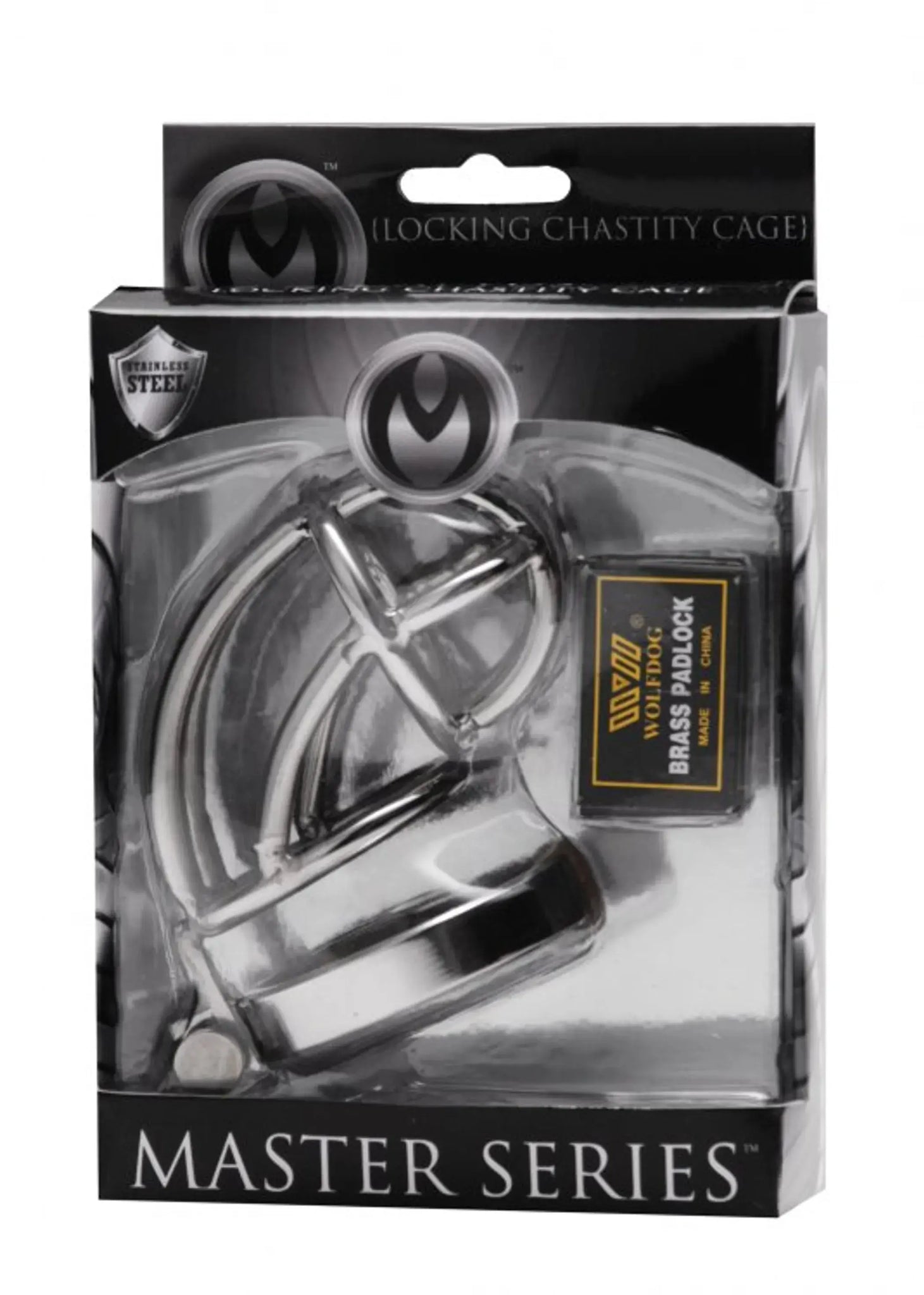 MASTER SERIES CAPTUS STAINLESS STEEL CHASTITY CAGE XR Brands