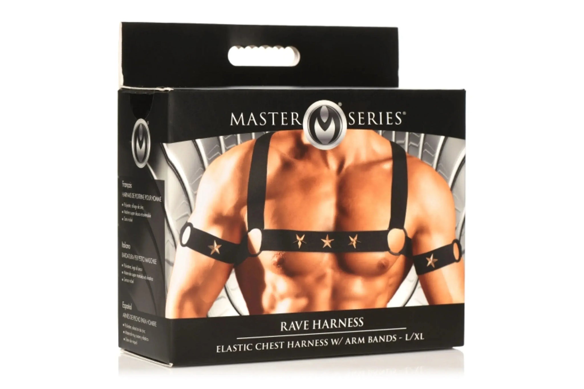 MASTER SERIES ELASTIC CHEST HARNESS W/ ARM BANDS L/XL XR Brands