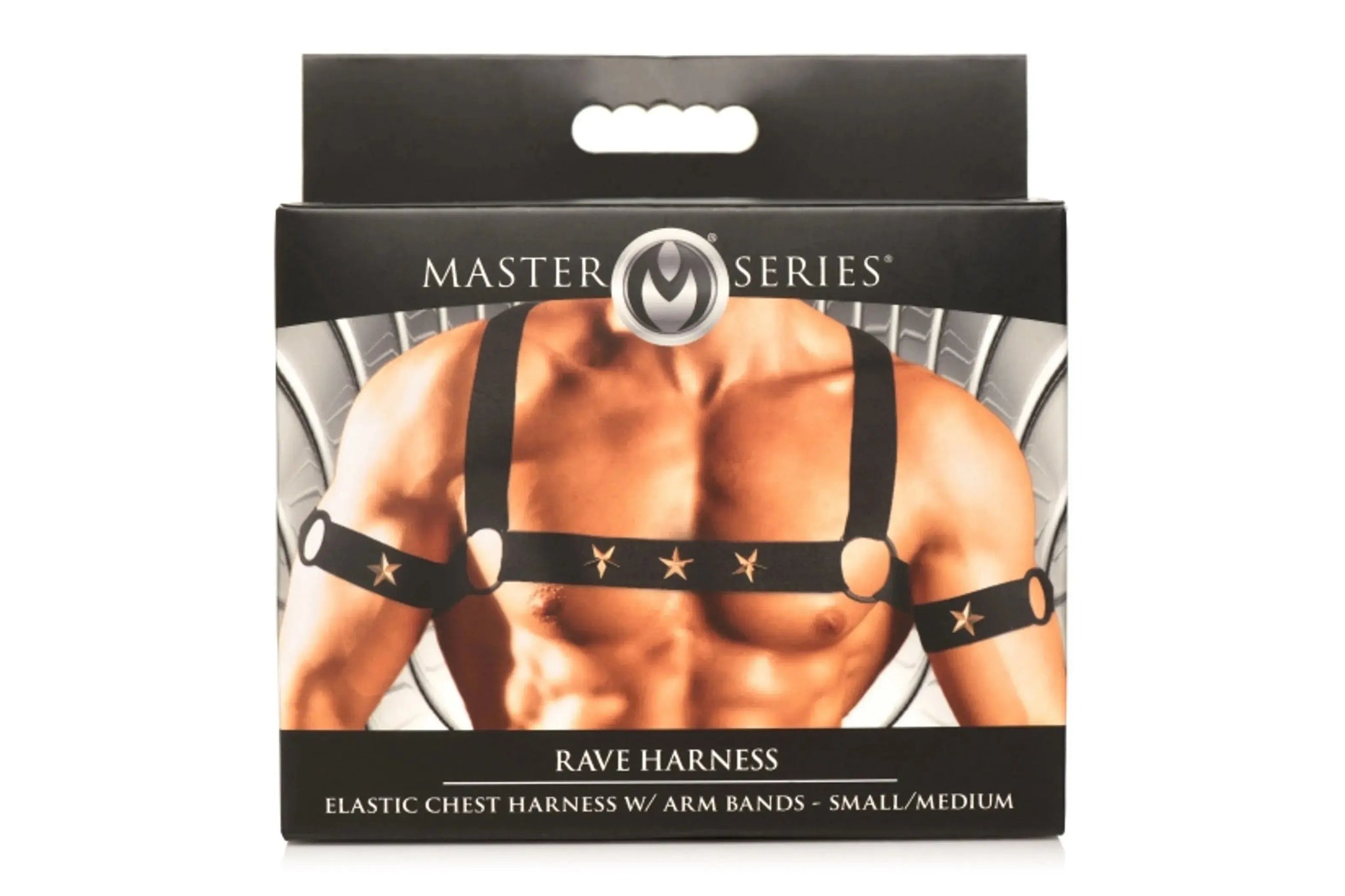 MASTER SERIES ELASTIC CHEST HARNESS W/ ARM BANDS XR Brands