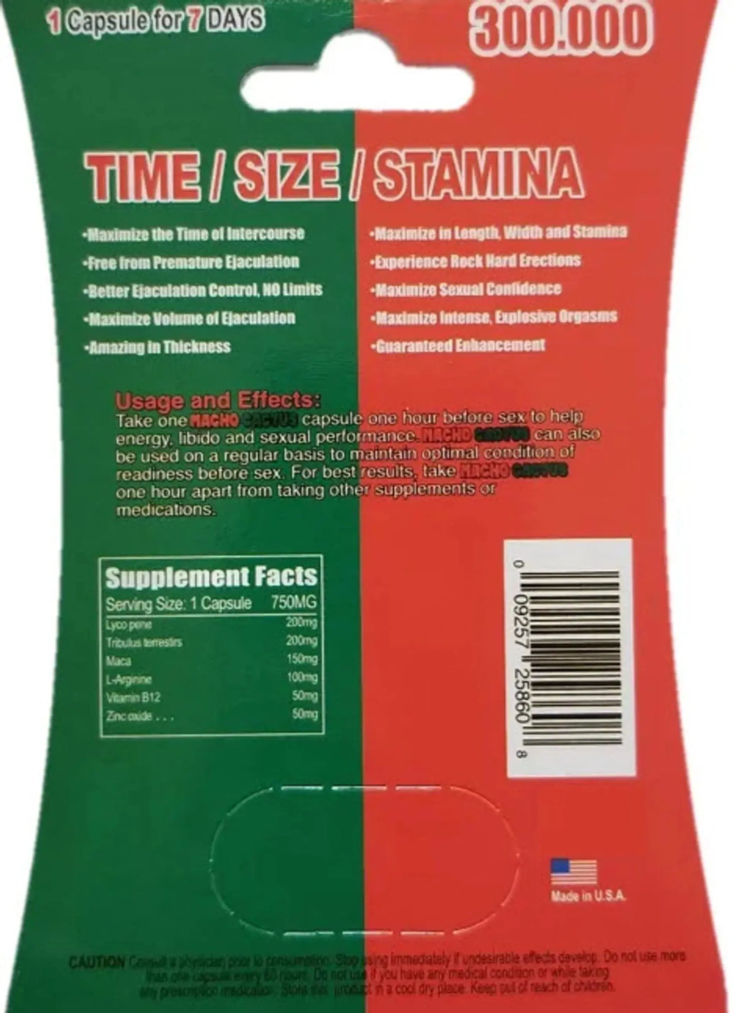 Macho Cactus Capsule Supercore Products Group