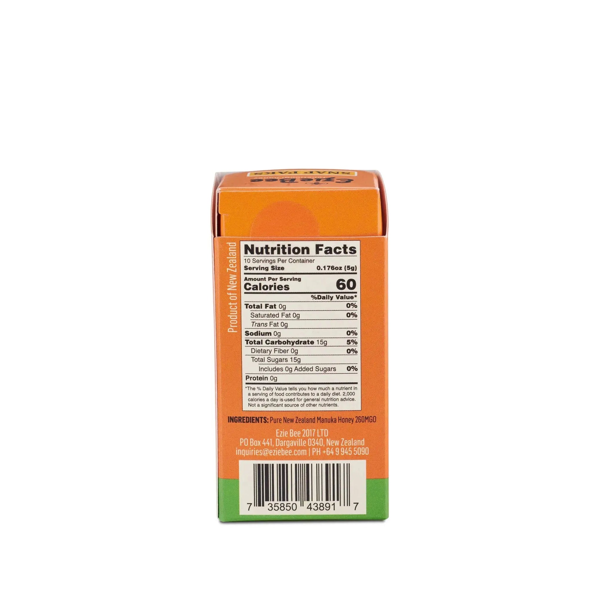 Manuka Honey 10+ 260MGO (Snap Packs) EzieBee