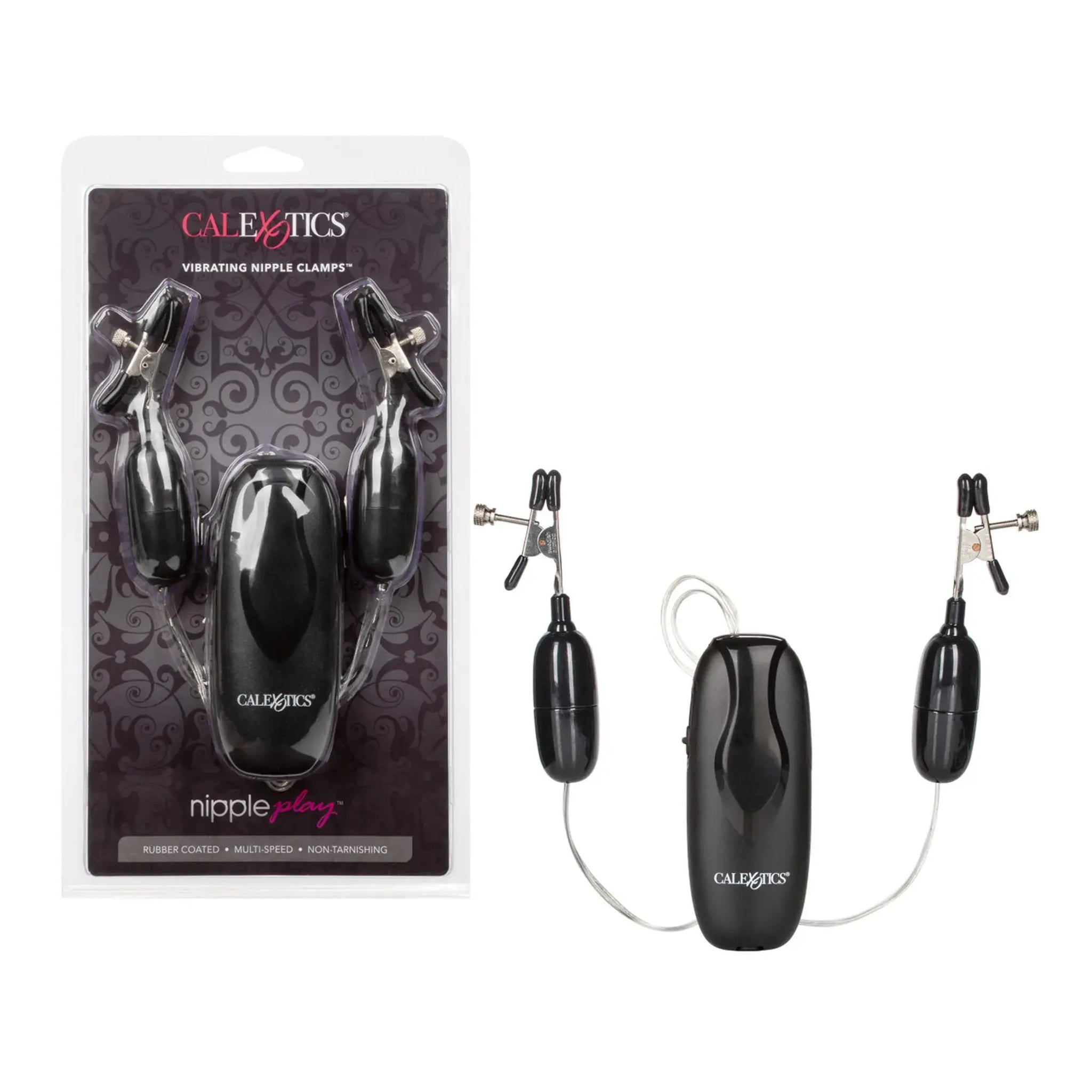 NIPPLE PLAY NIPPLE CLAMPS VIBRATING California Exotic Novelties