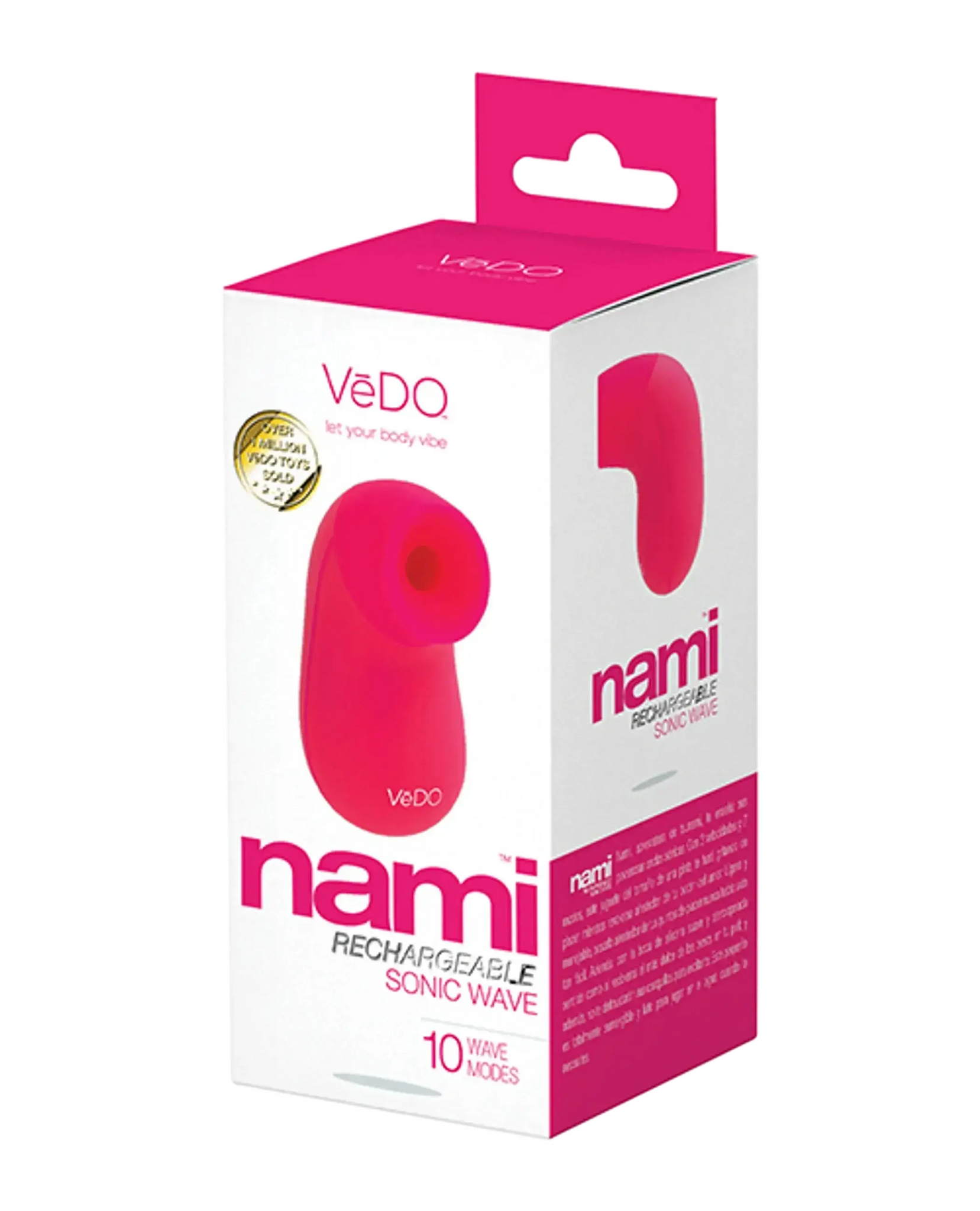 VEDO NAMI SONIC VIBE FOXY PINK RECHARGEABLE Vedo