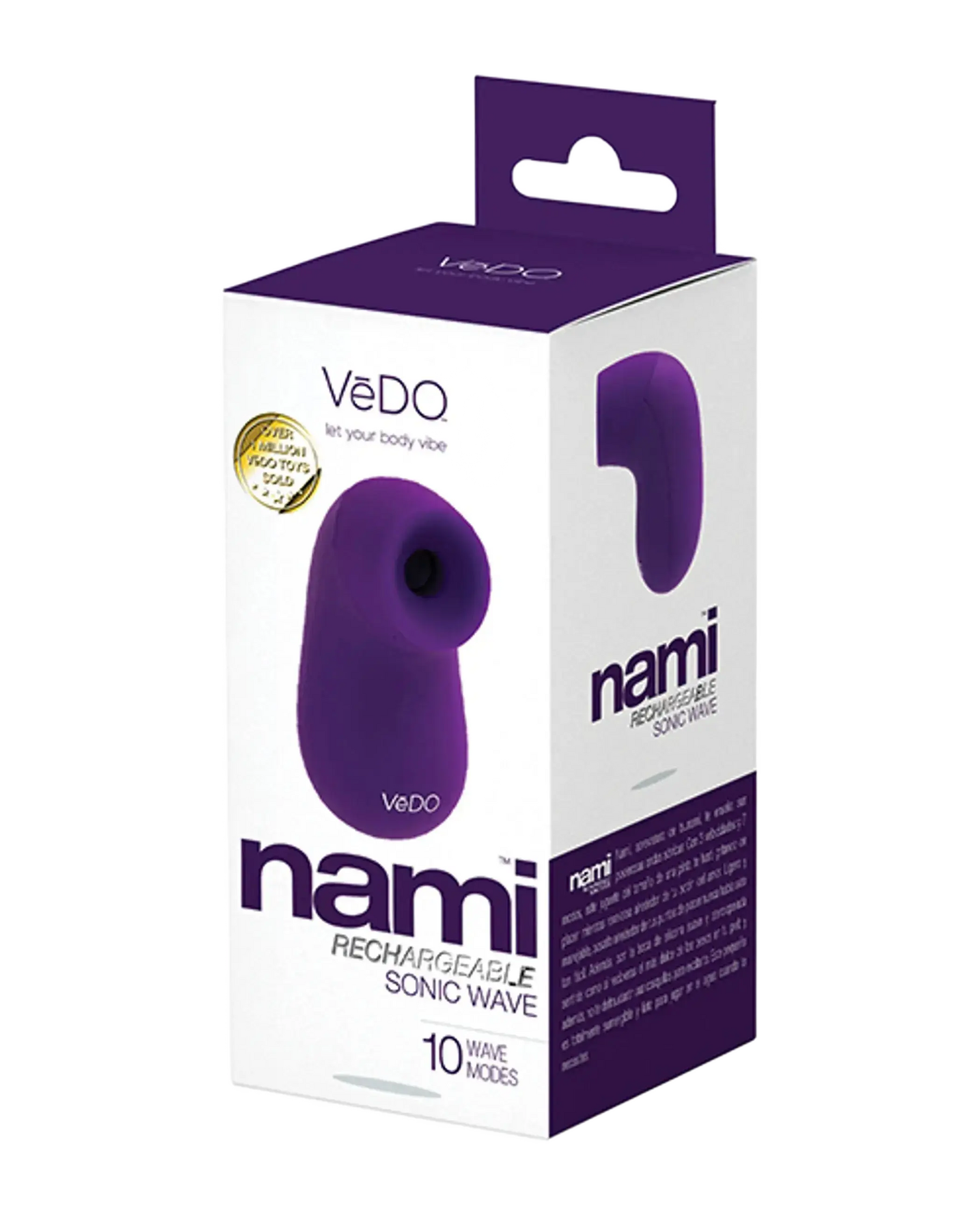 VEDO NAMI SONIC VIBE PURPLE RECHARGEABLE Vedo