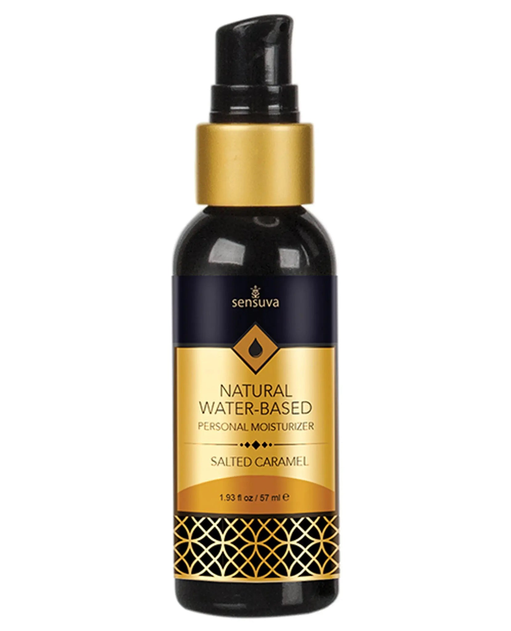 Natural Water-Based Personal Moisturizer Salted Caramel 1.93 Oz Sensuva