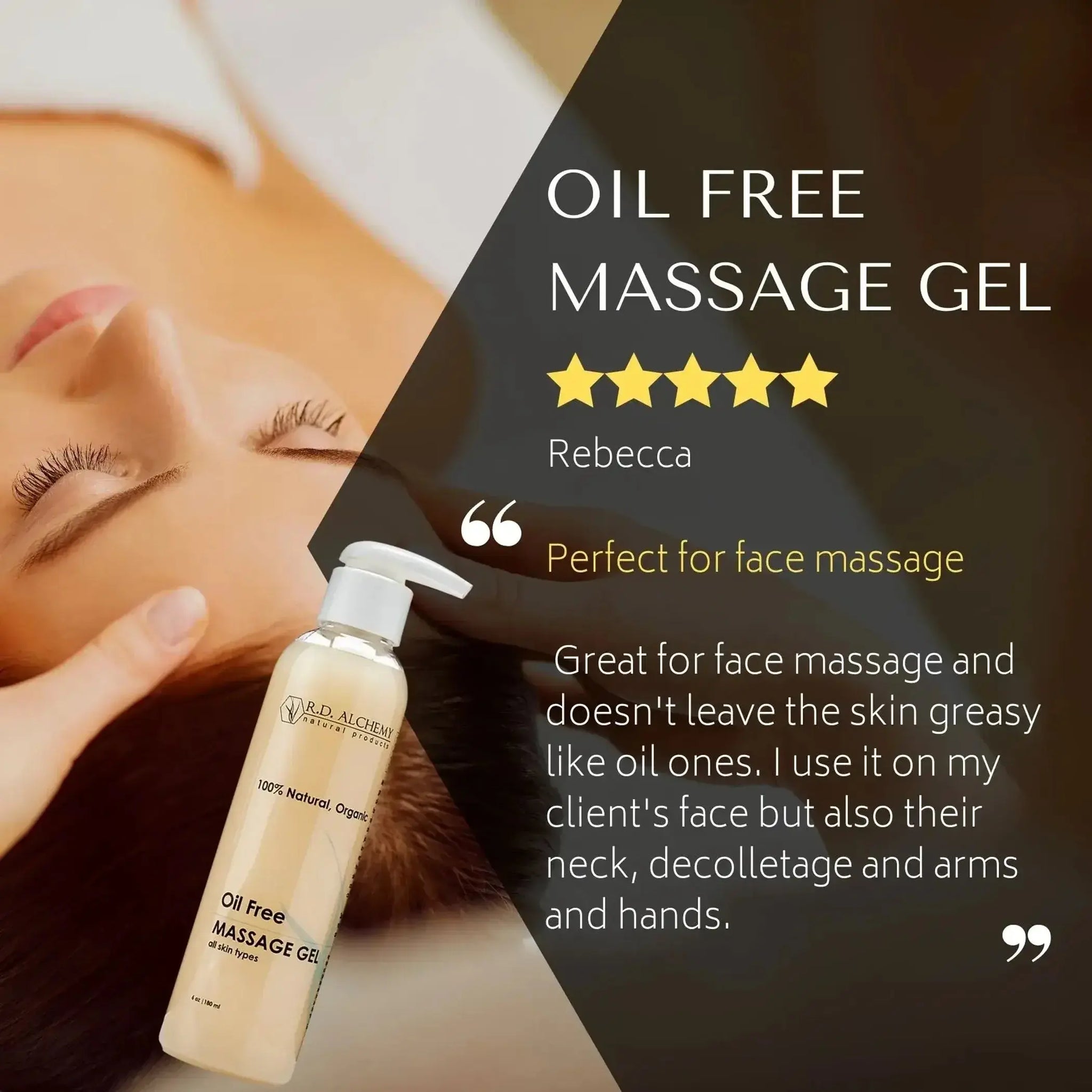 Oil Free Massage Gel R.D. Alchemy Natural Products