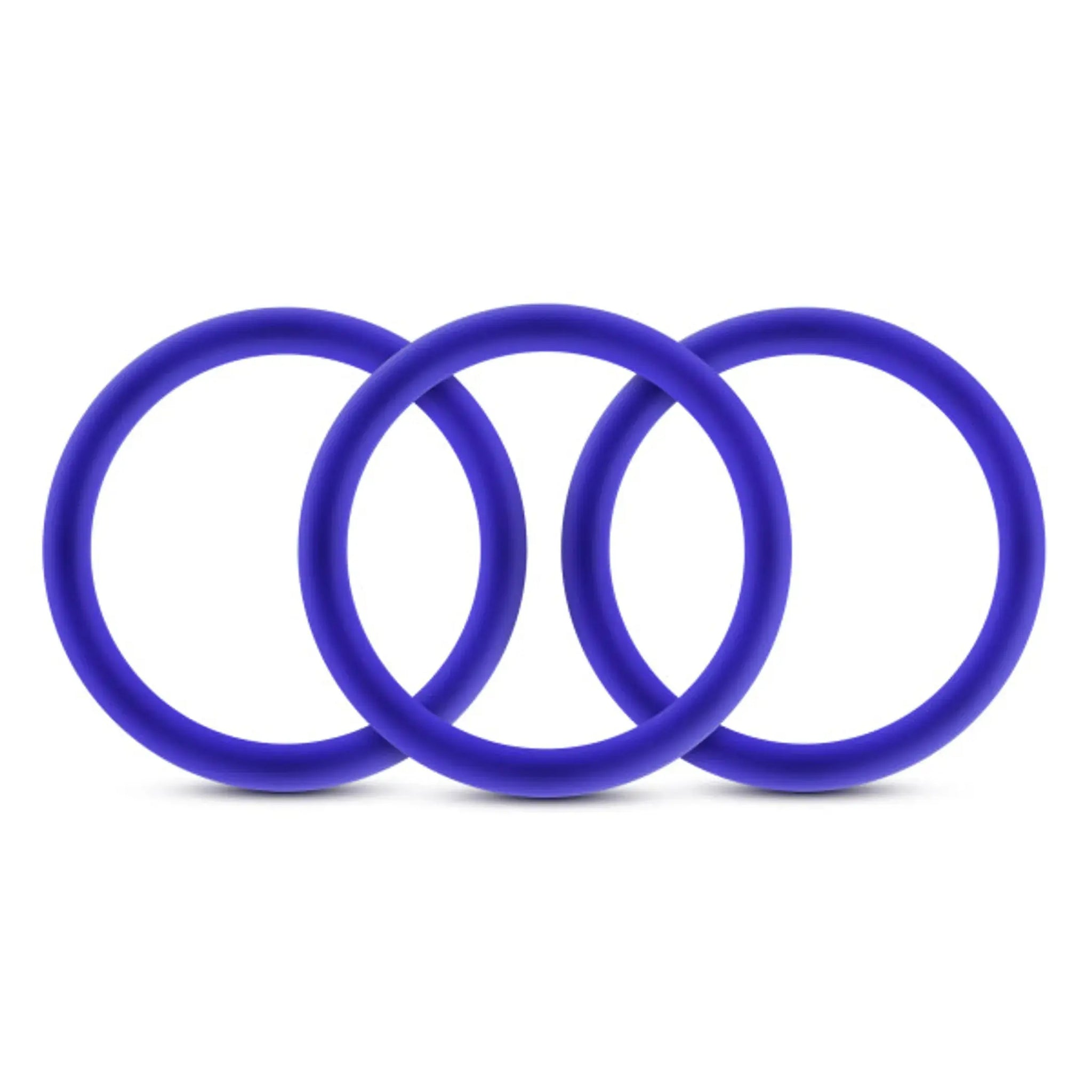 PERFORMANCE VS1 PURE PREMIUM SILICONE COCKRINGS MEDIUM INDIGO Blush Novelties