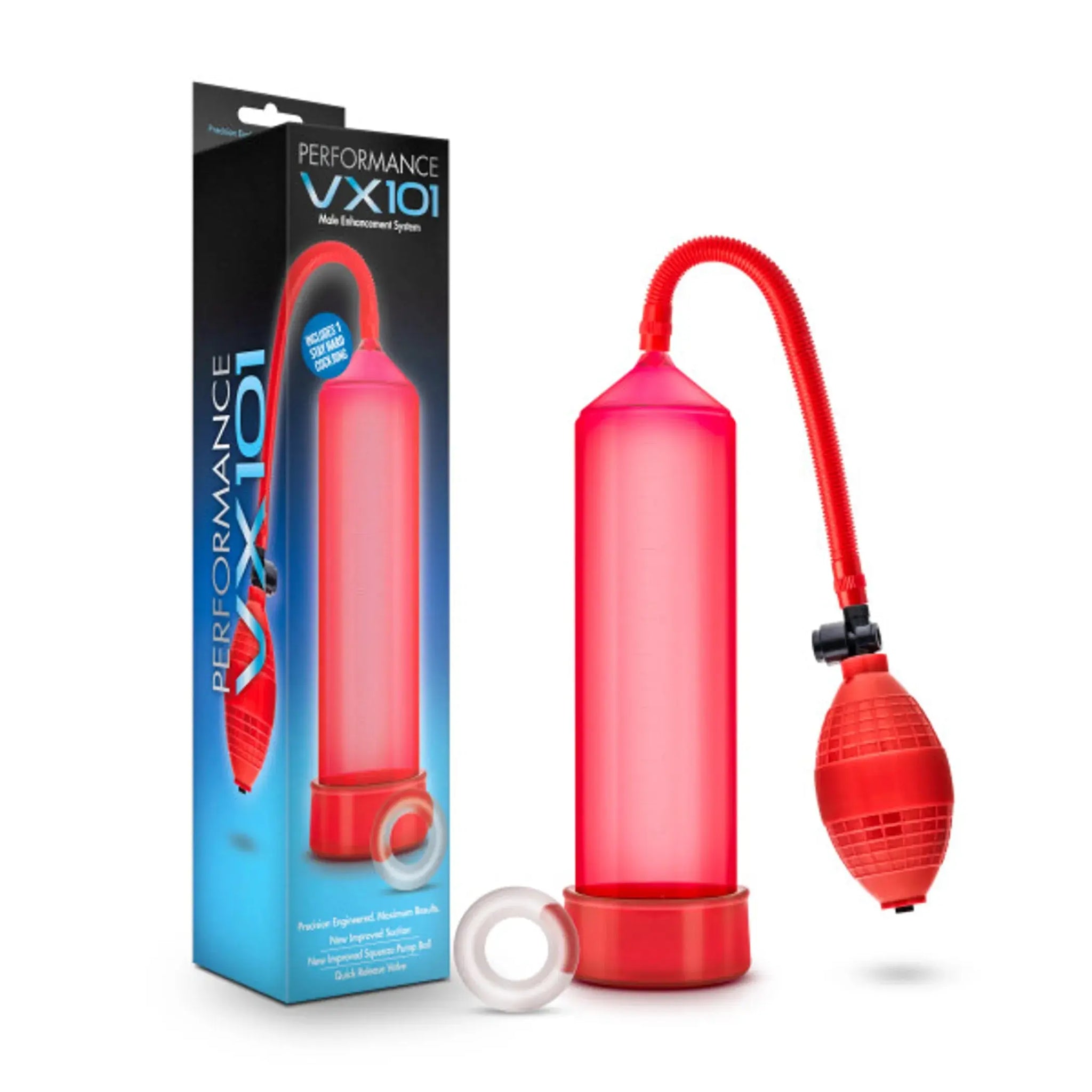 PERFORMANCE VX101 ENHANCEMENT PUMP RED Blush Novelties