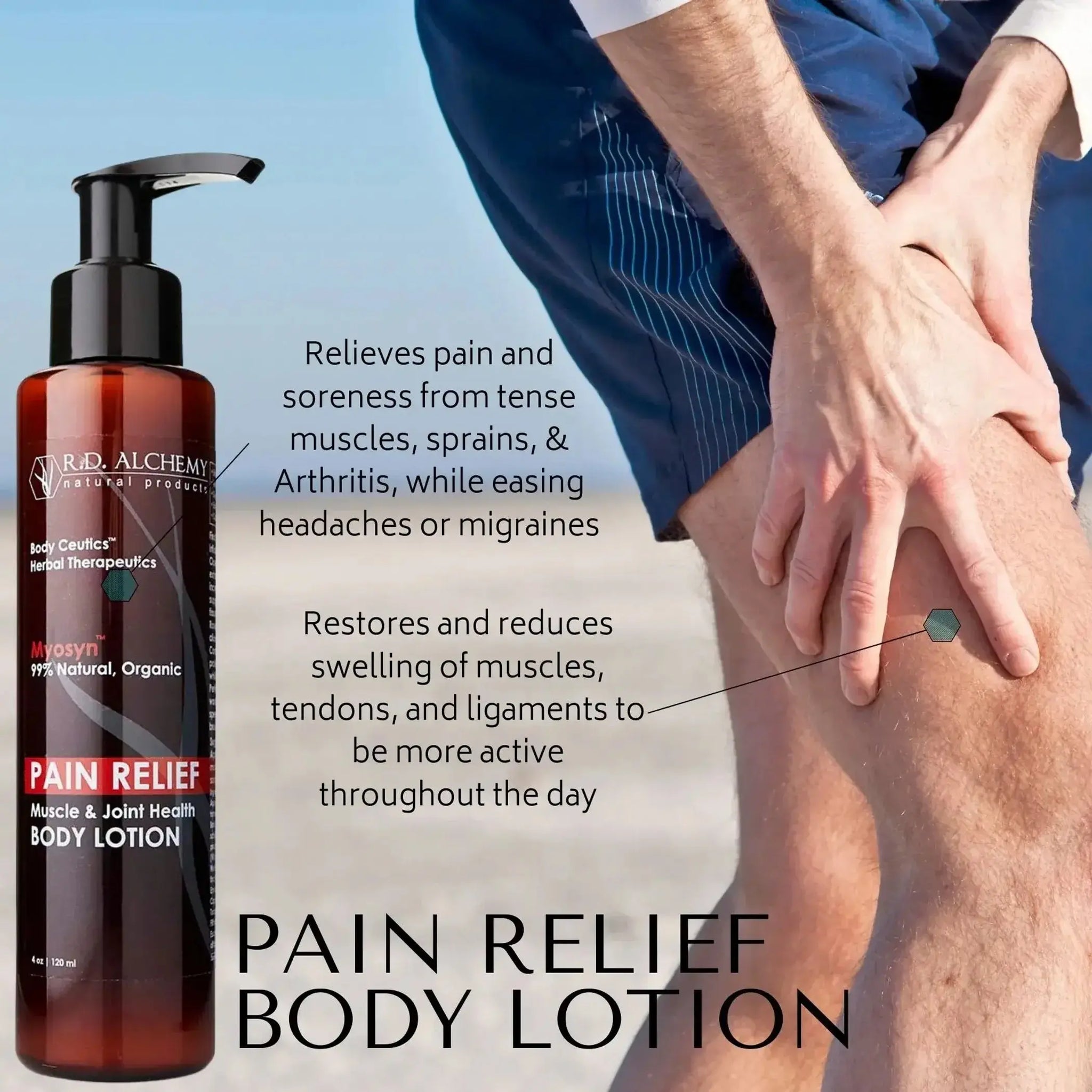Pain Relief Body Lotion R.D. Alchemy Natural Products