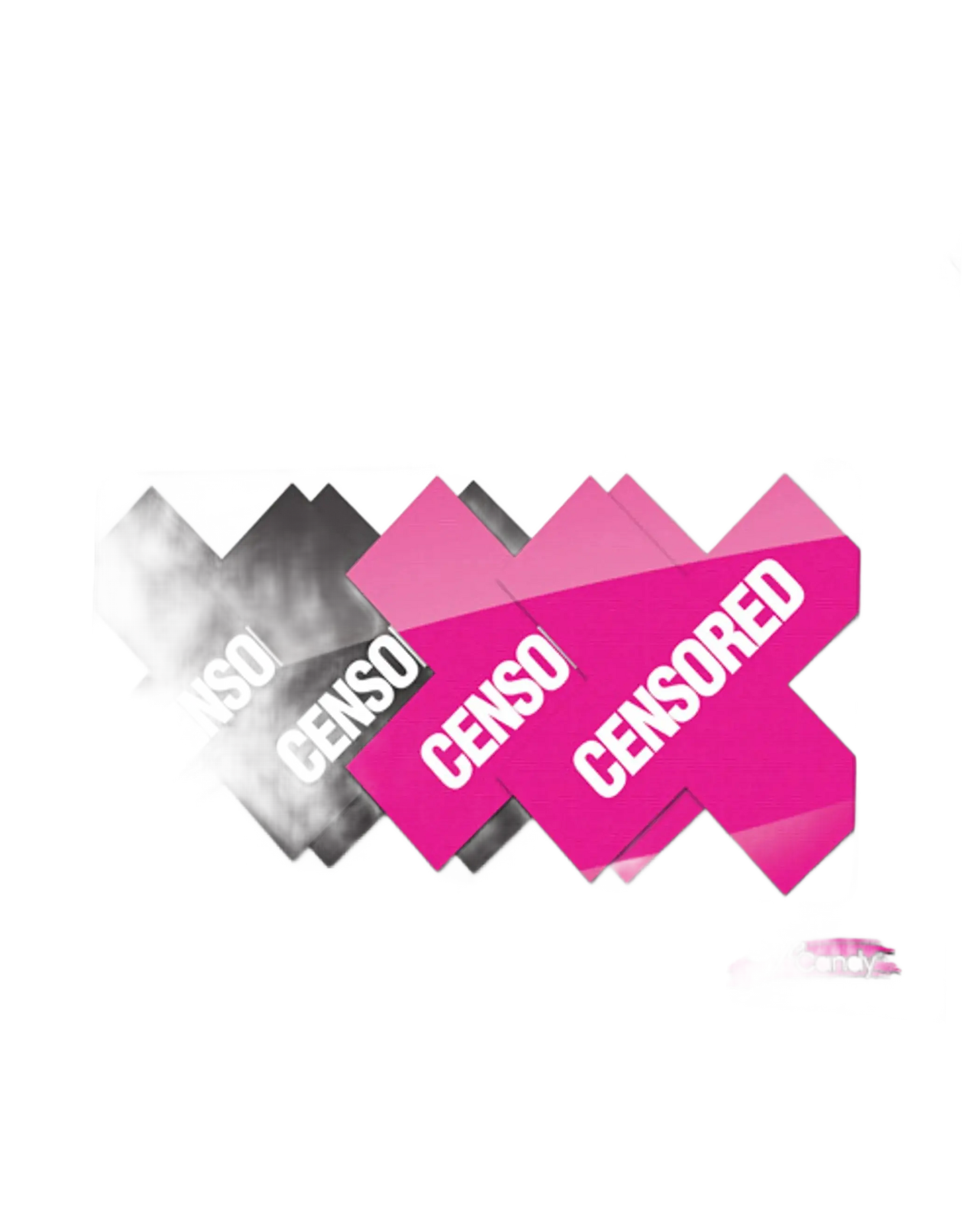 PEEKABOOS CENSORED BLACK/PINK X-Gen Products