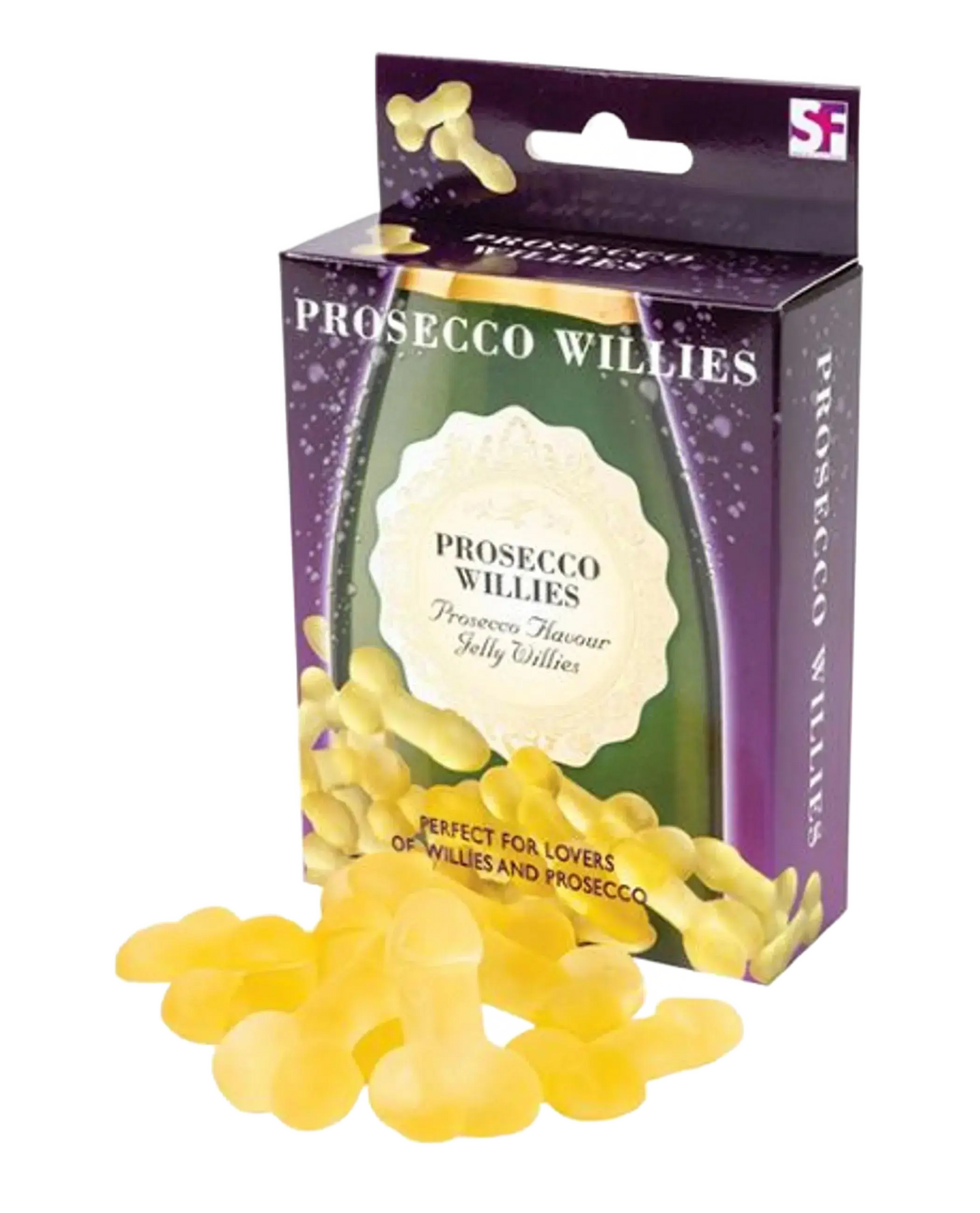 PROSECCO WILLIES PENIS SHAPED GUMMIES CHAMPAGNE FLAVOR HOTT Products