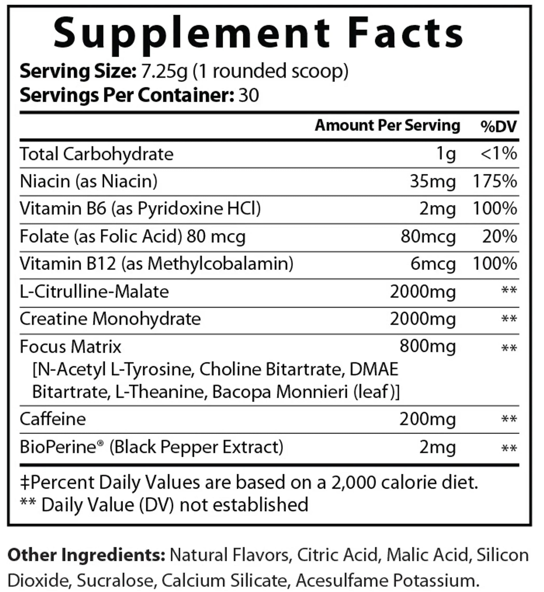Pure Focus - Lemonade Purex Nutrition