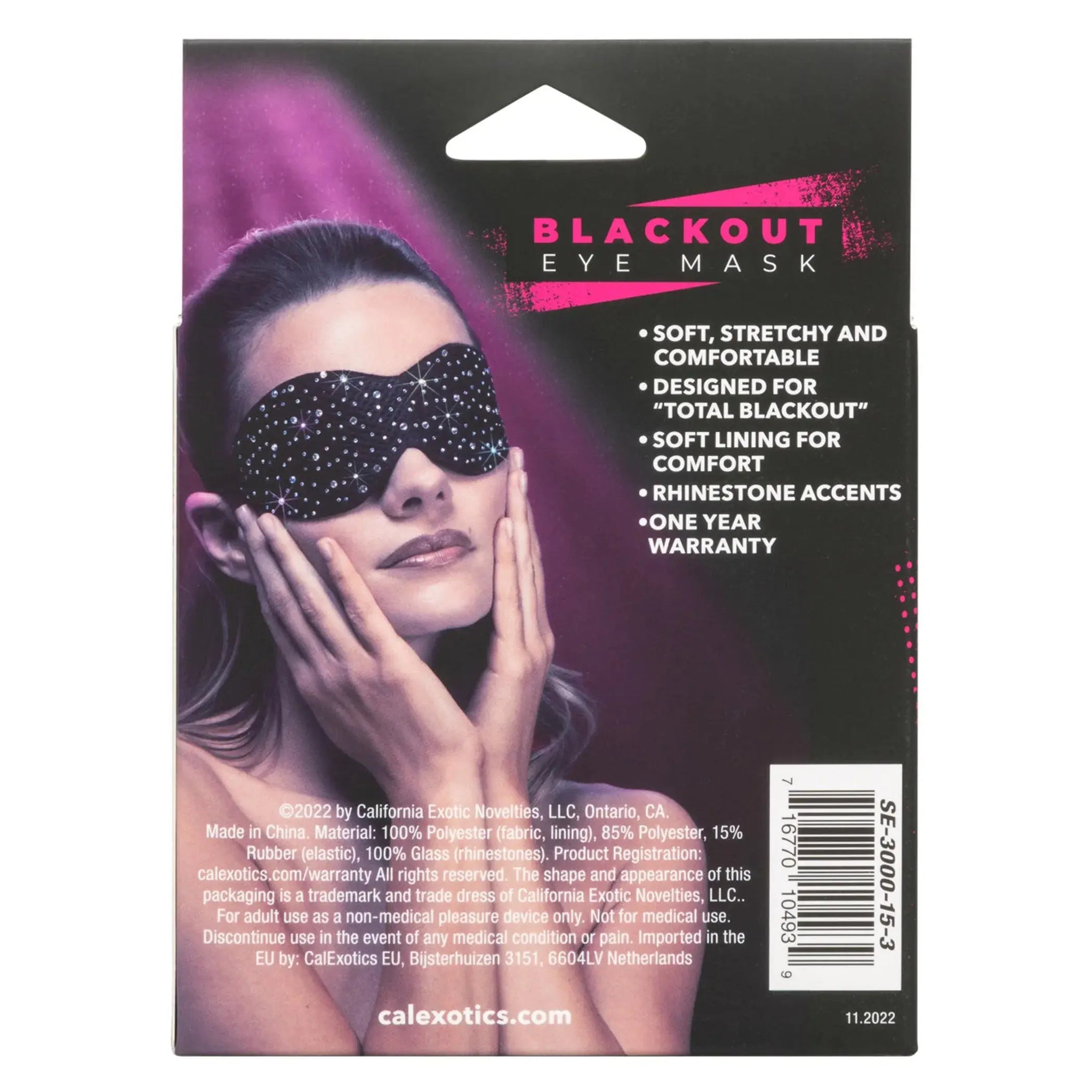 RADIANCE BLACKOUT EYE MASK California Exotic Novelties