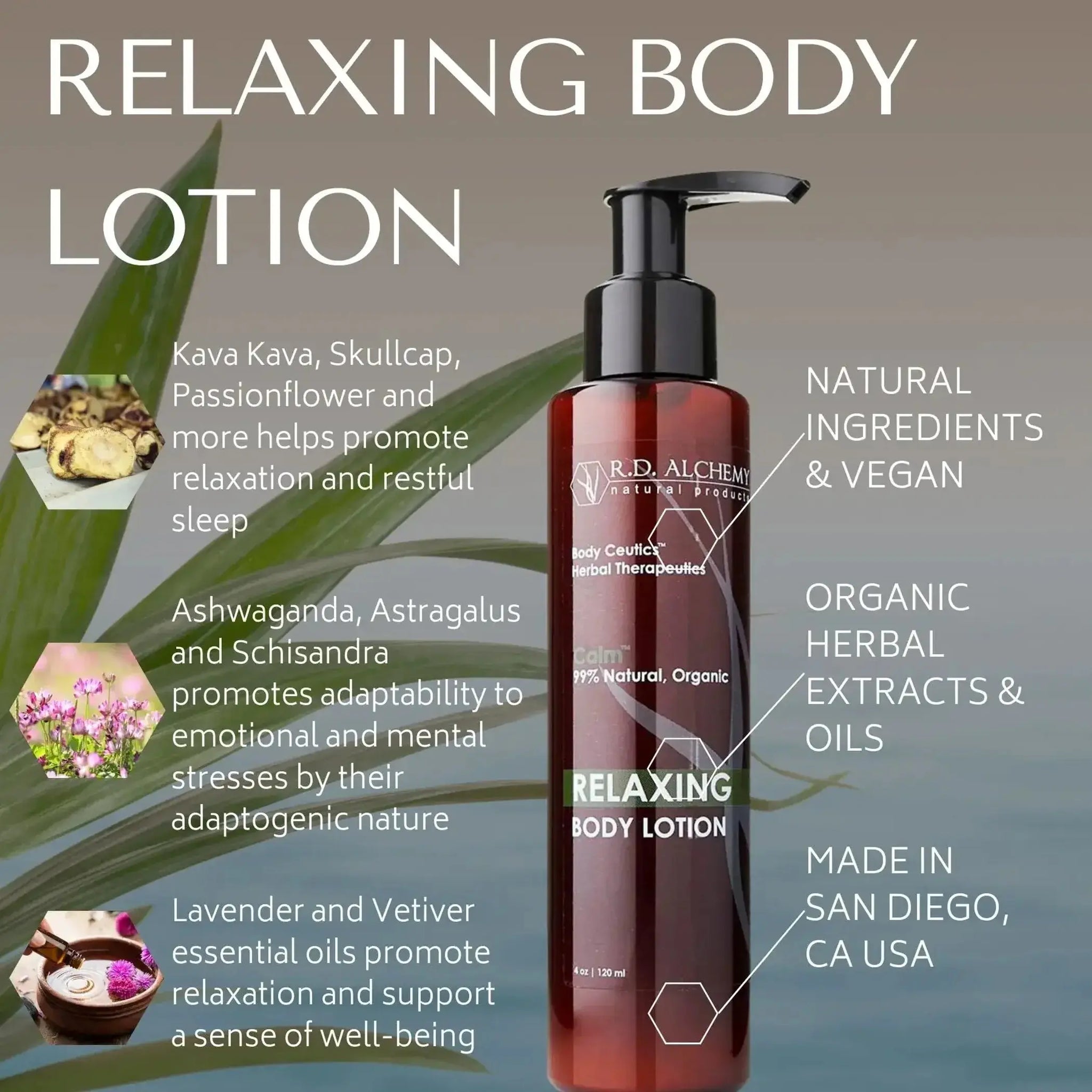 Relaxing Body Lotion R.D. Alchemy Natural Products
