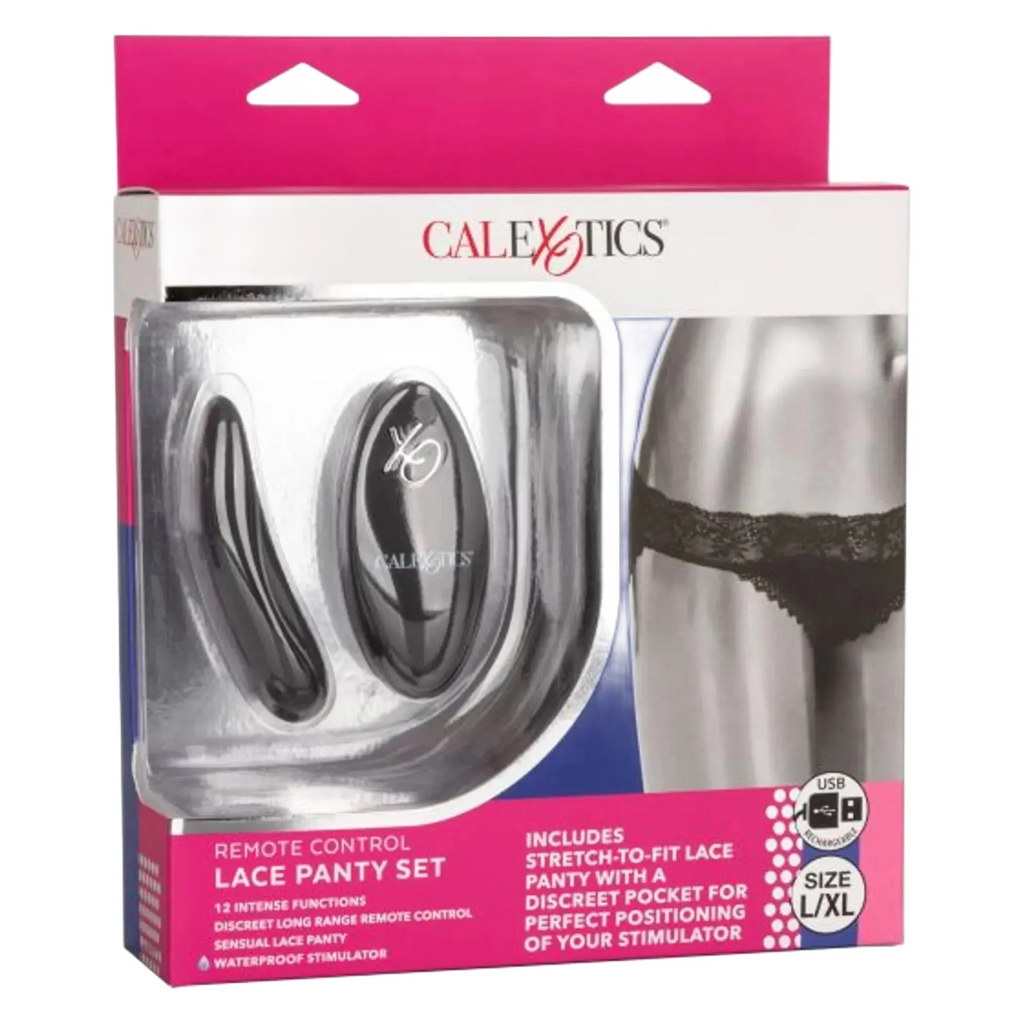 REMOTE CONTROL LACE PANTY SET California Exotic Novelties