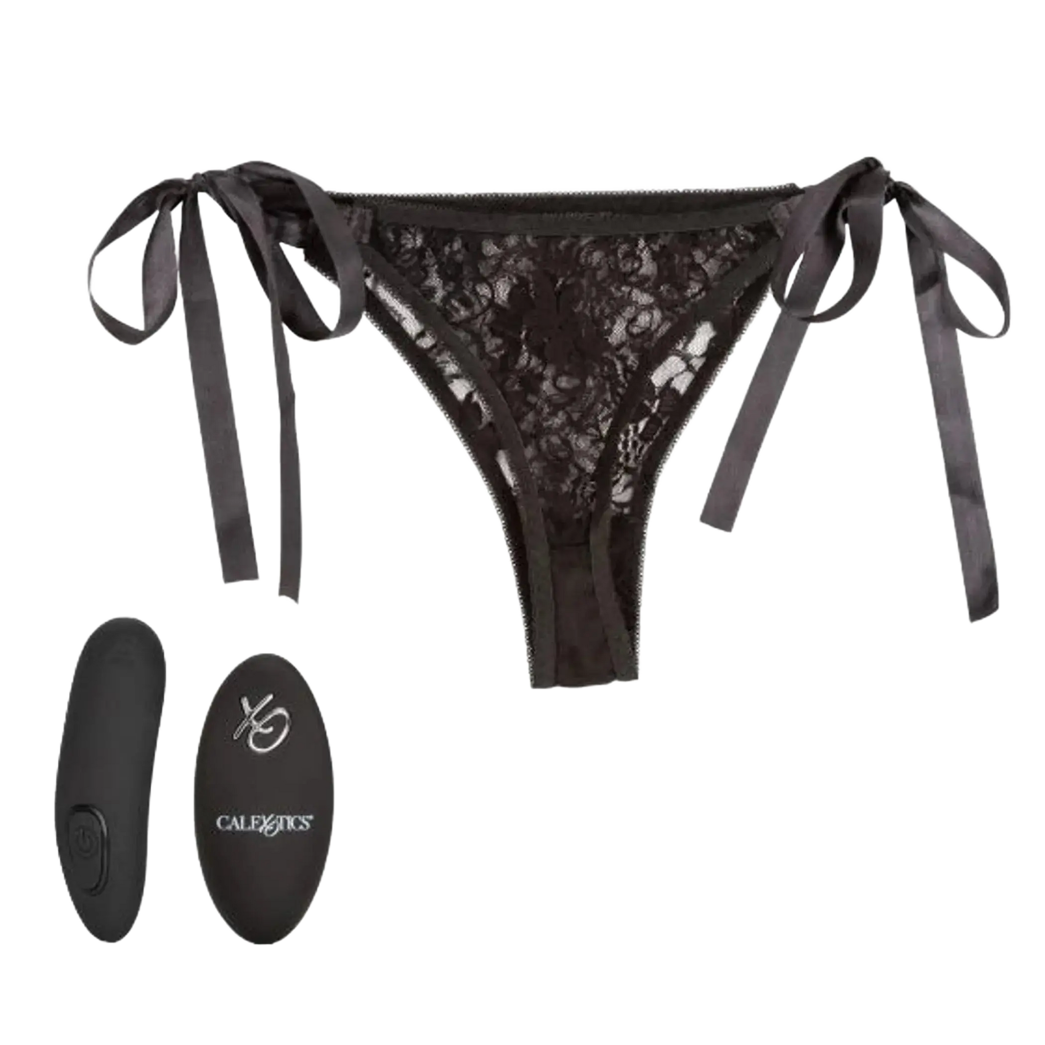 REMOTE CONTROL LACE THONG SET California Exotic Novelties