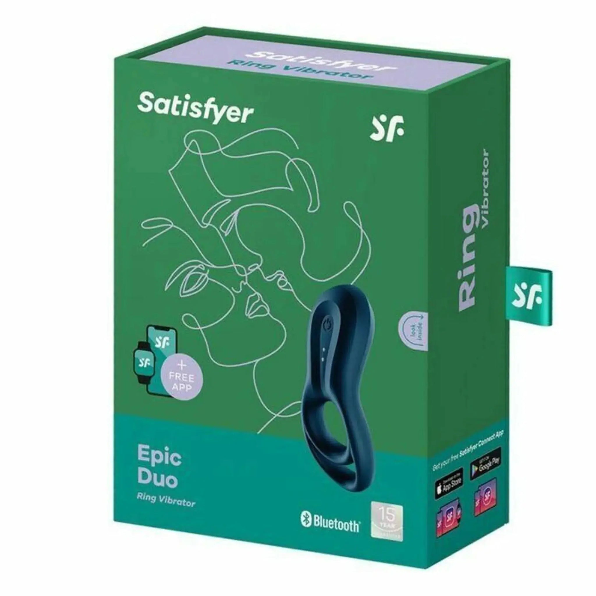 SATISFYER EPIC DUO DARK BLUE (NET) Satisfyer