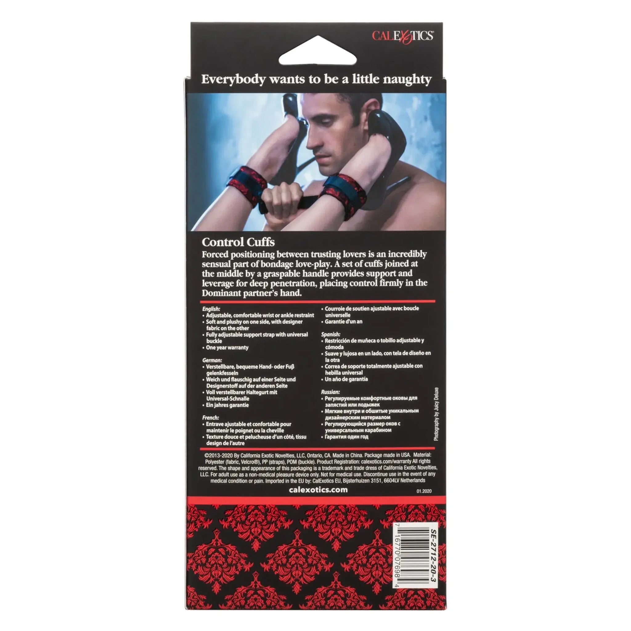 SCANDAL CONTROL CUFFS California Exotic Novelties