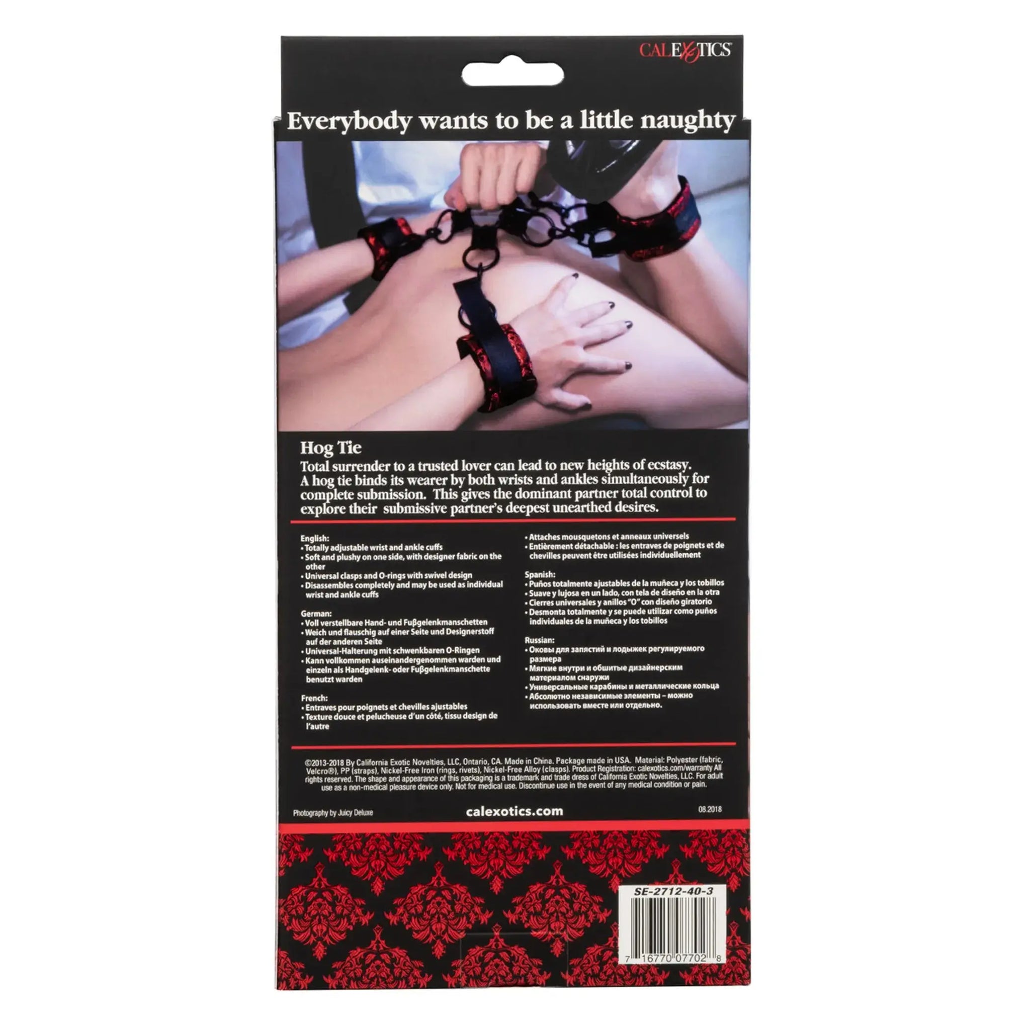SCANDAL HOGTIE California Exotic Novelties