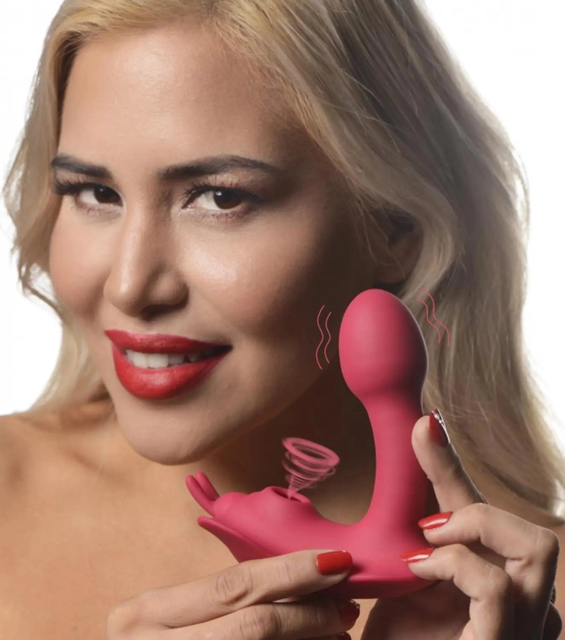 SHEGASM BUTTERFLY TEASE 10X CLIT SUCTION STIM W/ REMOTE XR Brands