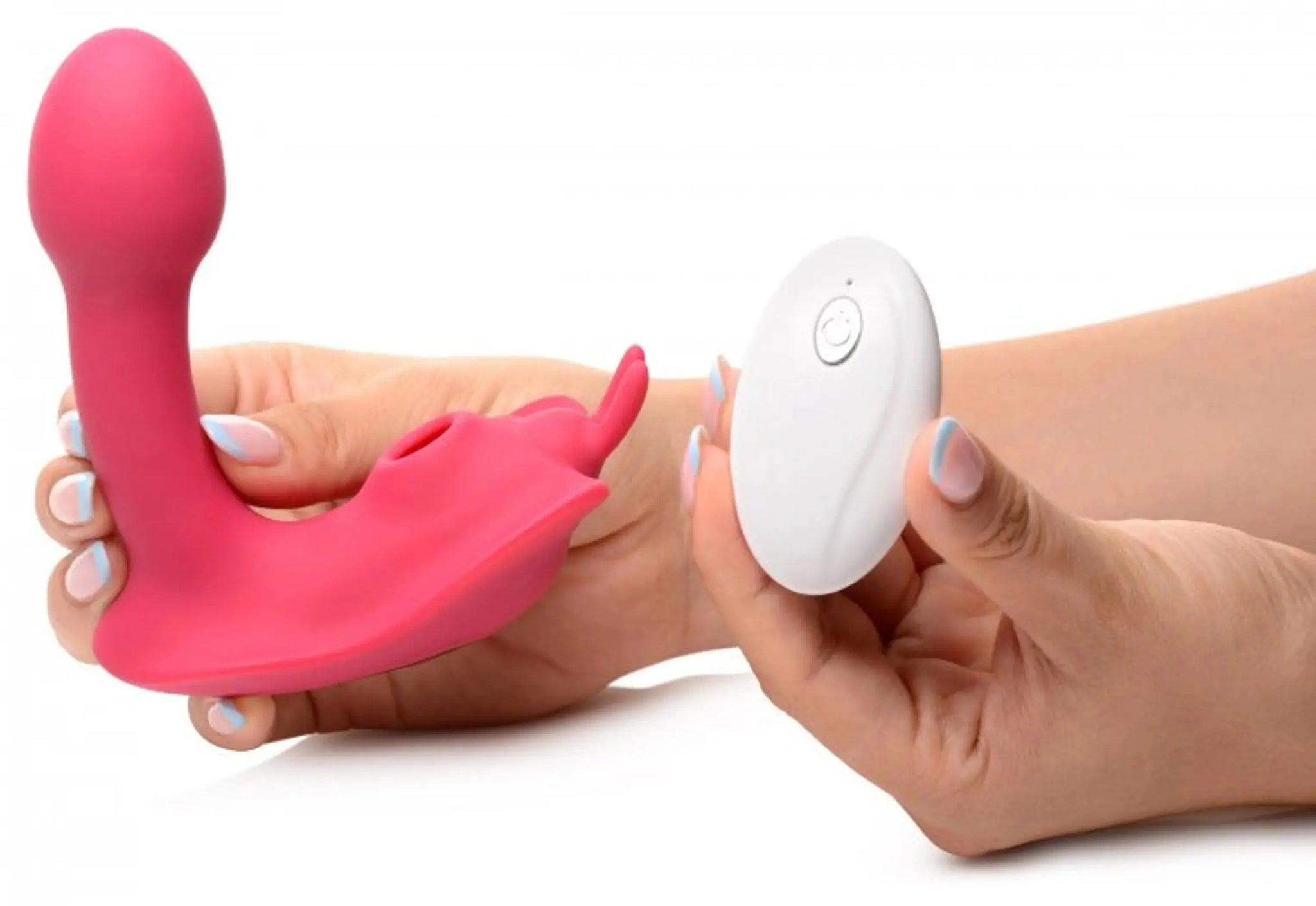 SHEGASM BUTTERFLY TEASE 10X CLIT SUCTION STIM W/ REMOTE XR Brands