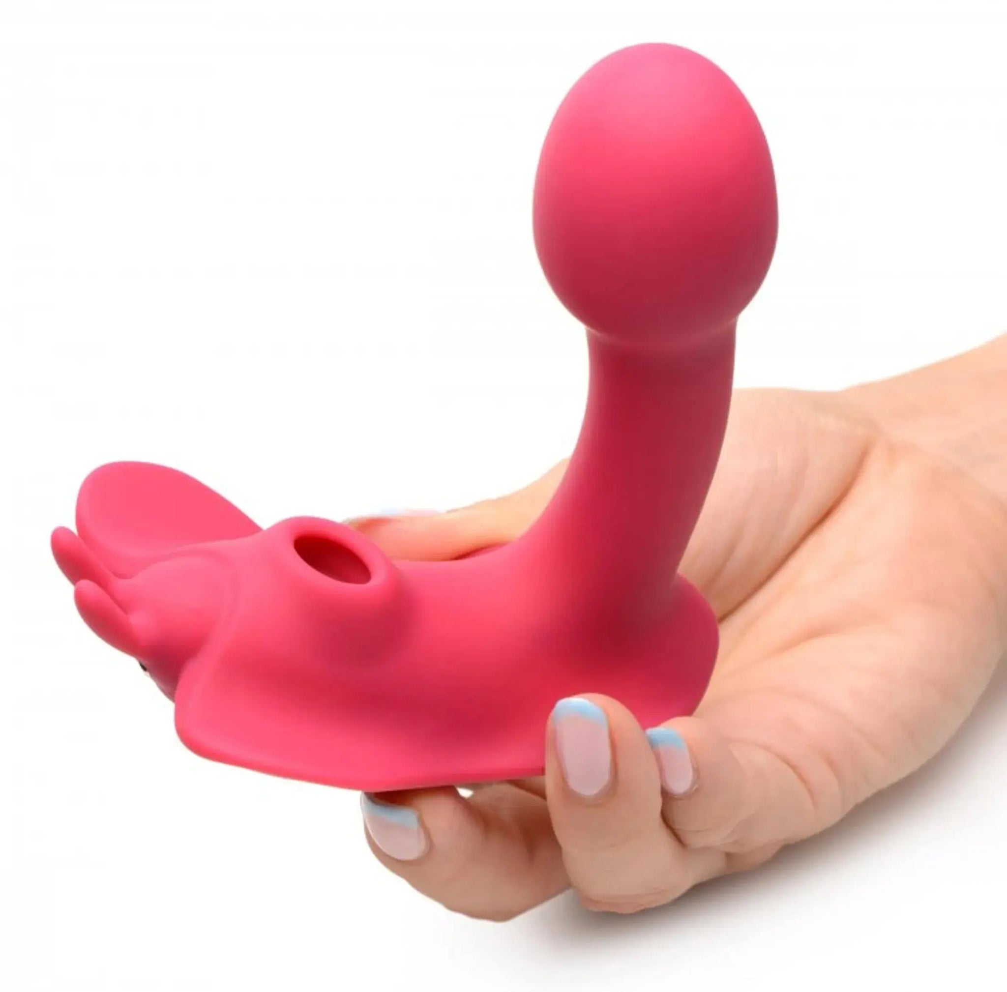 SHEGASM BUTTERFLY TEASE 10X CLIT SUCTION STIM W/ REMOTE XR Brands