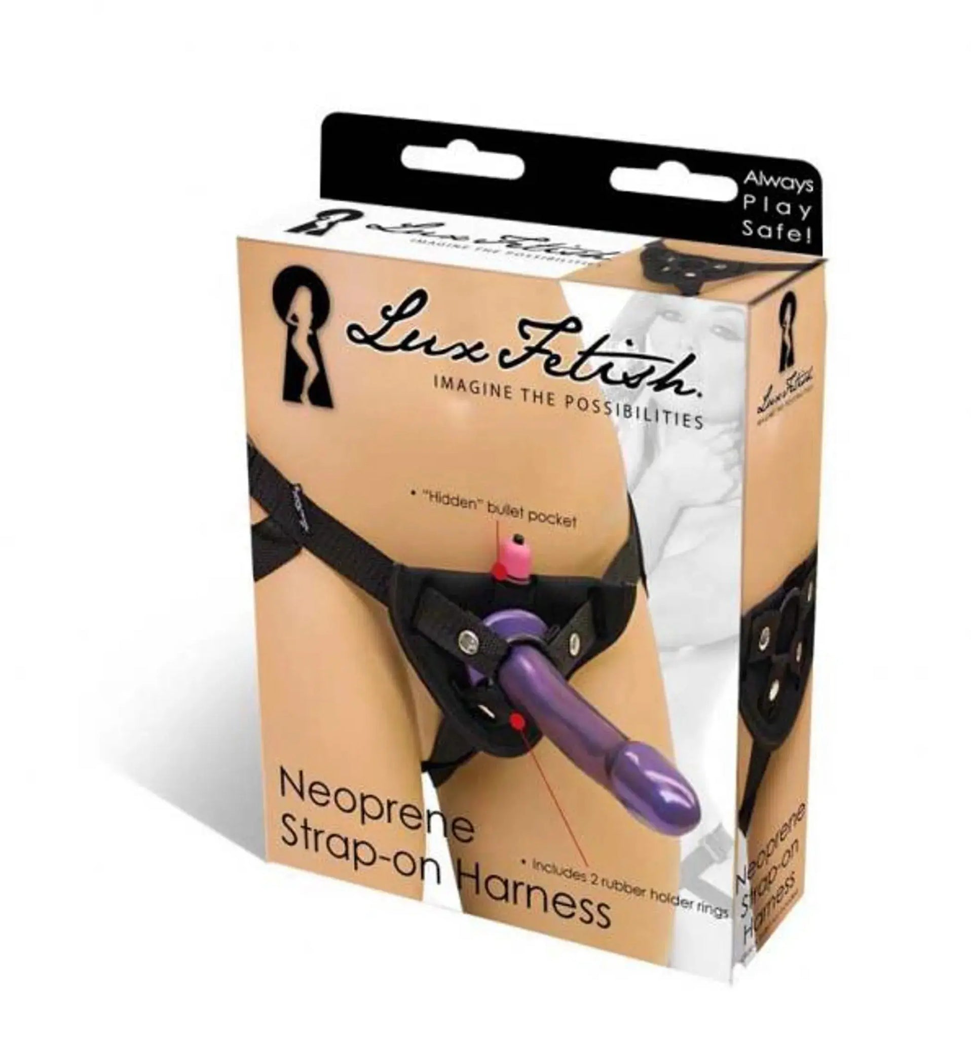 STRAP ON HARNESS BLACK Electric / Hustler Lingerie