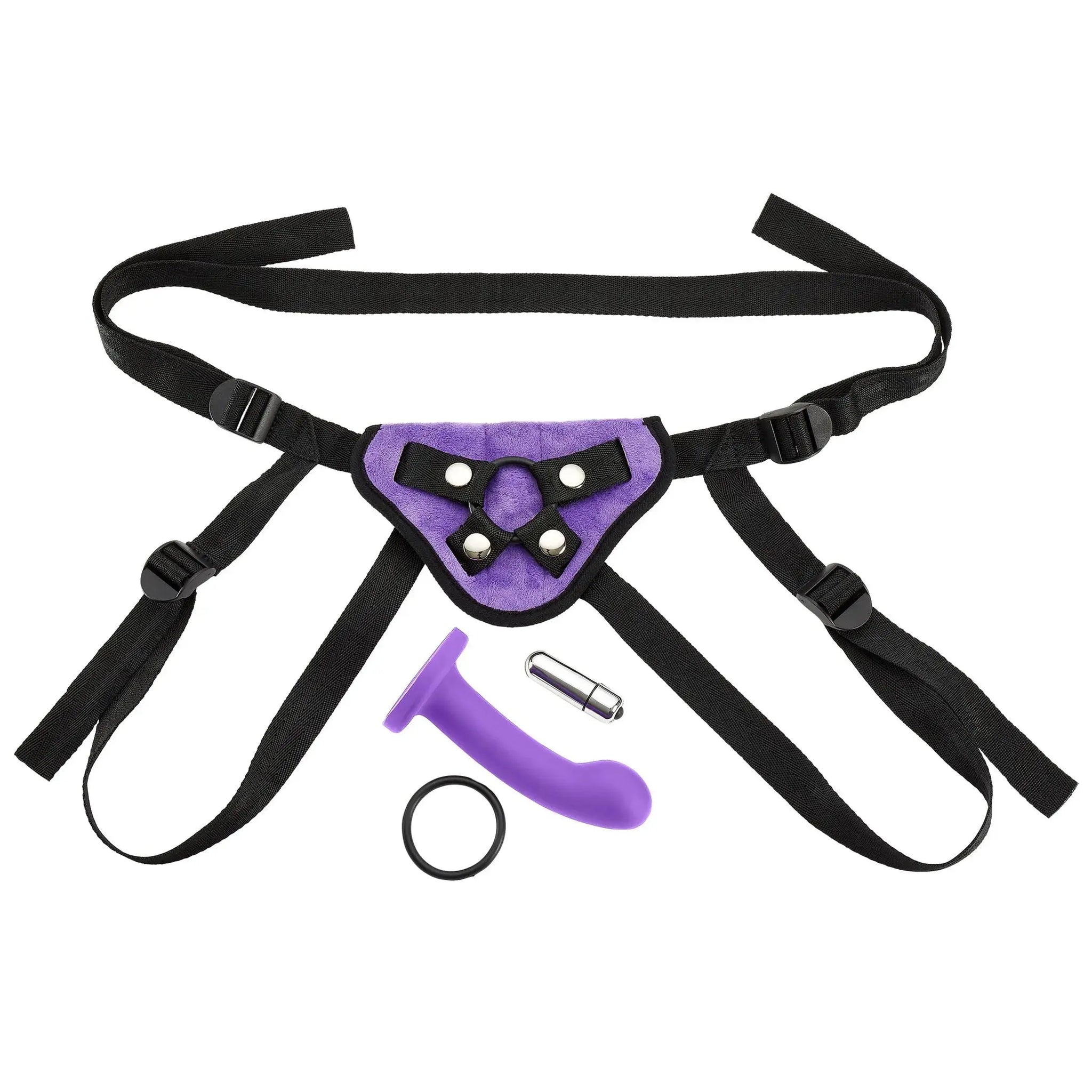 STRAP-ON HARNESS KIT PURPLE Cloud 9 Novelties