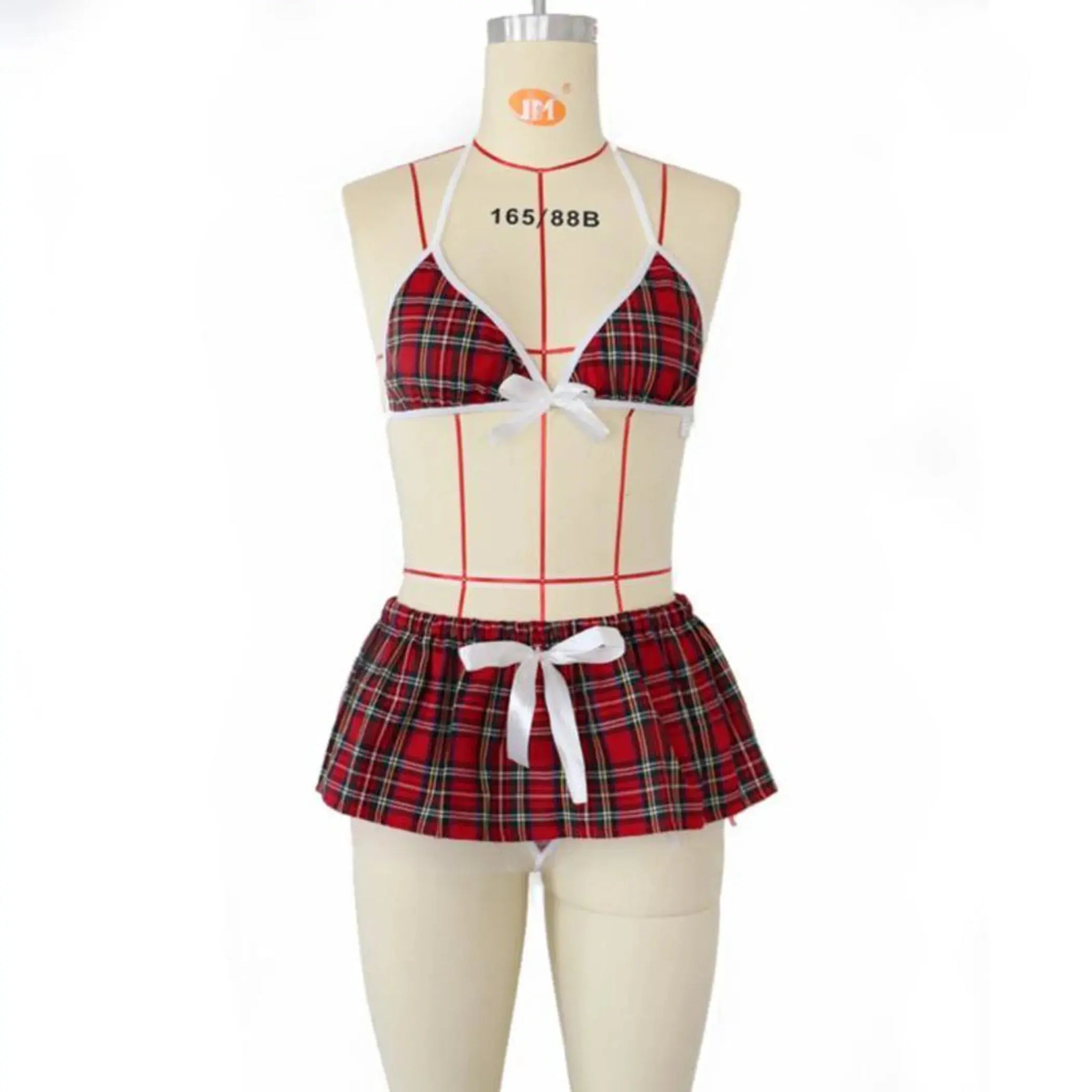 Sexy School Girl Sleepwear 3-Piece Set La Belle Fantastique