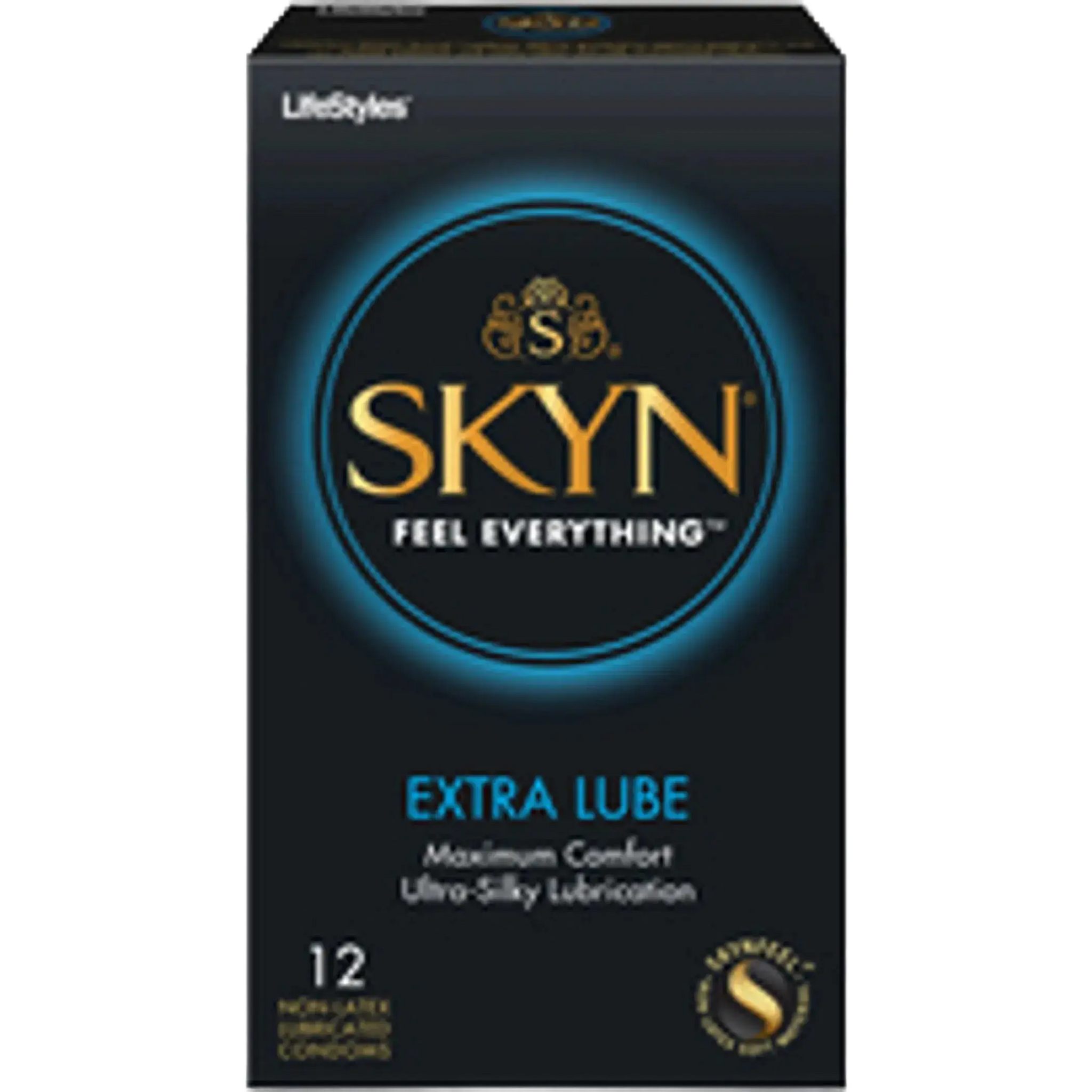 LIFESTYLES SKYN EXTRA LUBRICATED 12PK Paradise Products