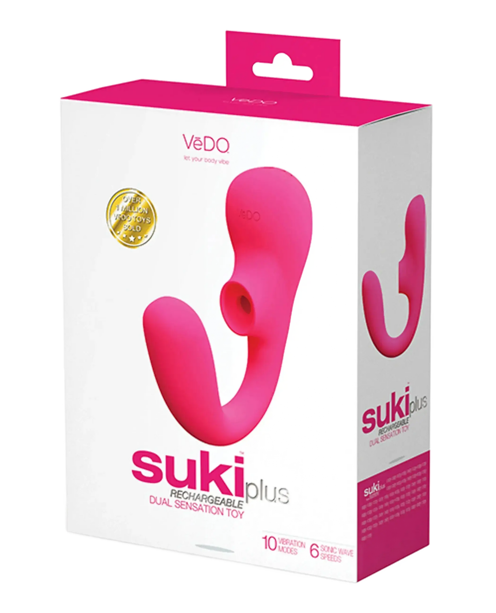 VEDO SUKI PLUS DUAL SONIC VIBE FOXY PINK Vedo