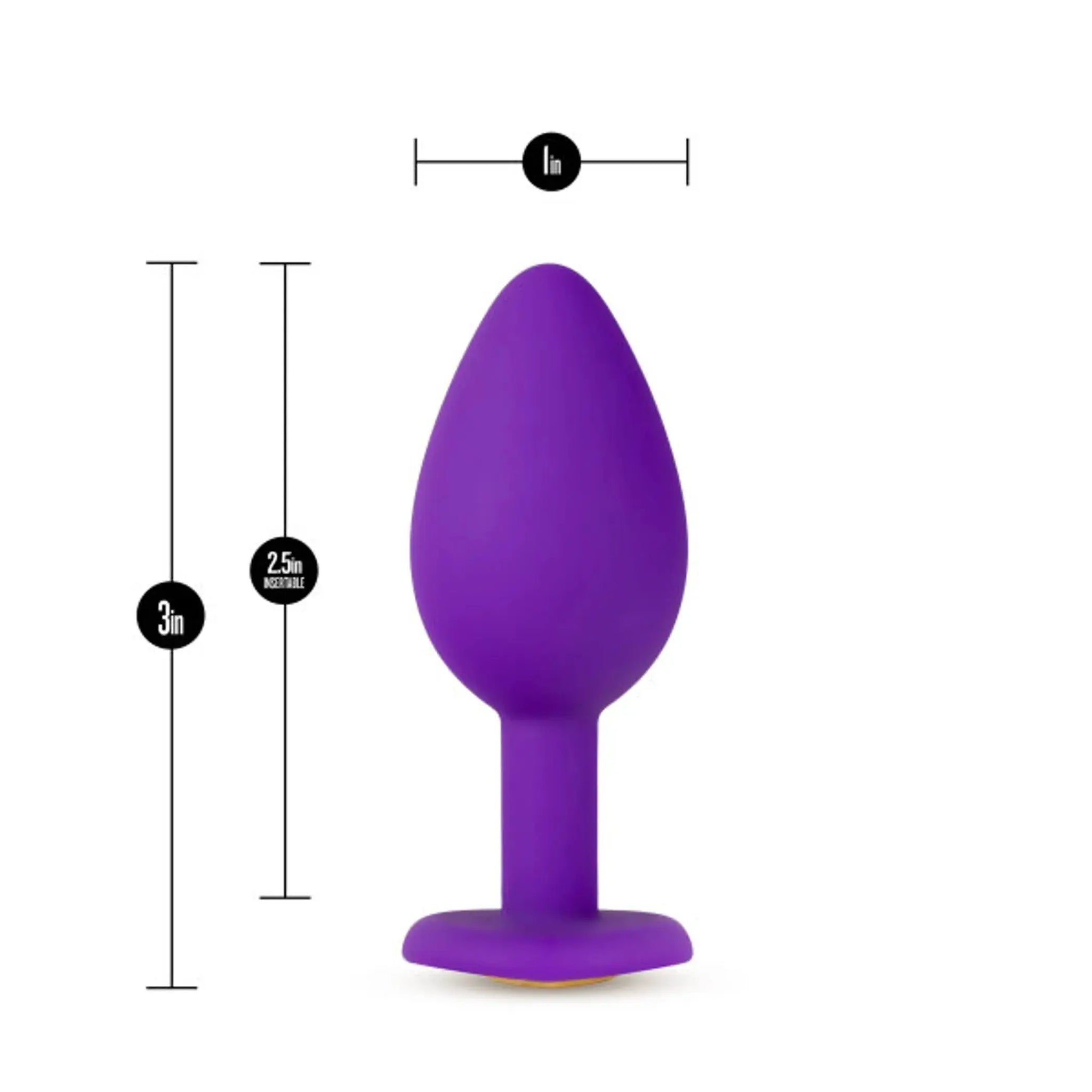 TEMPTASIA BLING PLUG SMALL PURPLE Blush Novelties