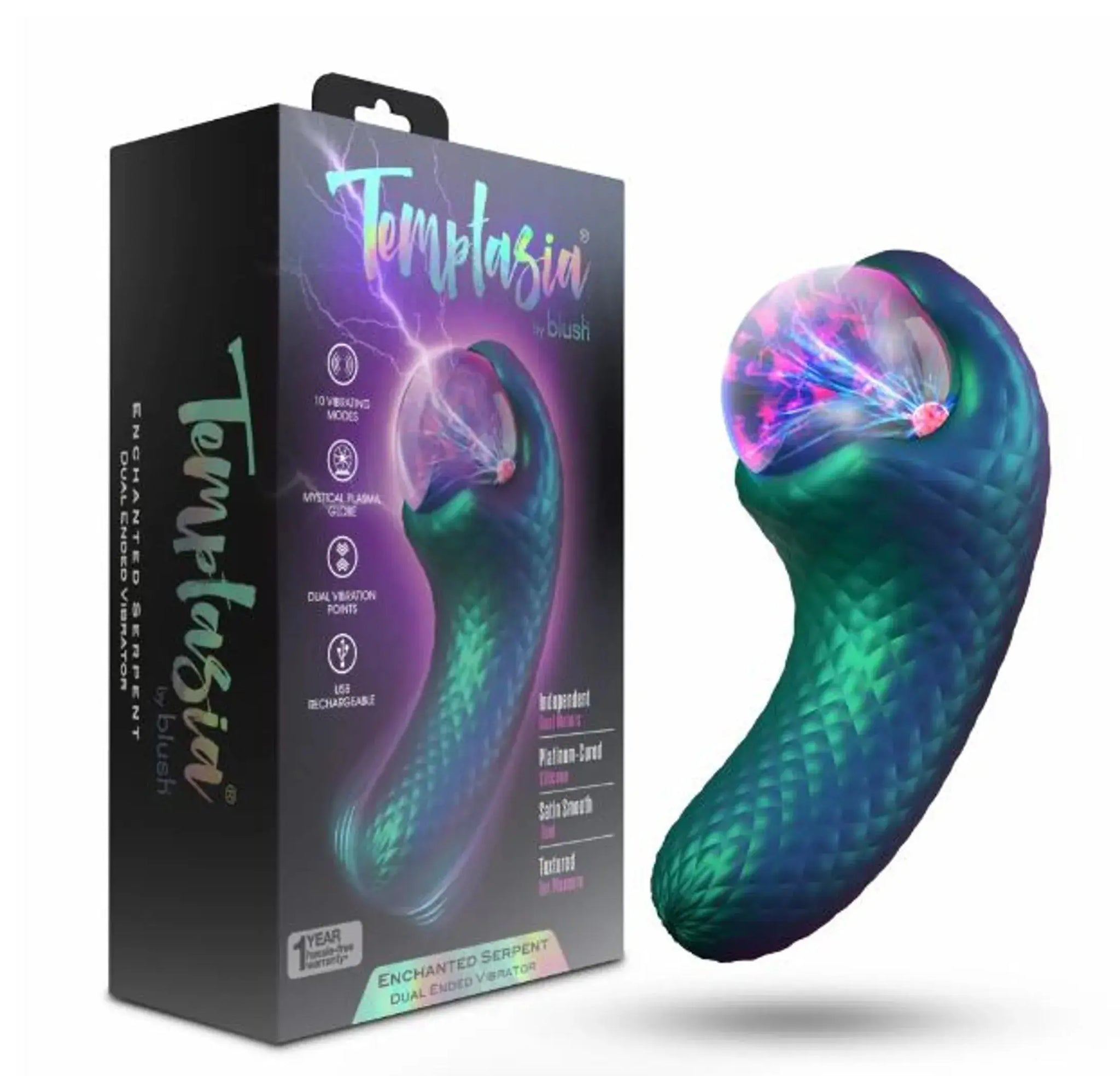 TEMPTASIA ENCHANTED SERPENT DARK MILLENIA Blush Novelties