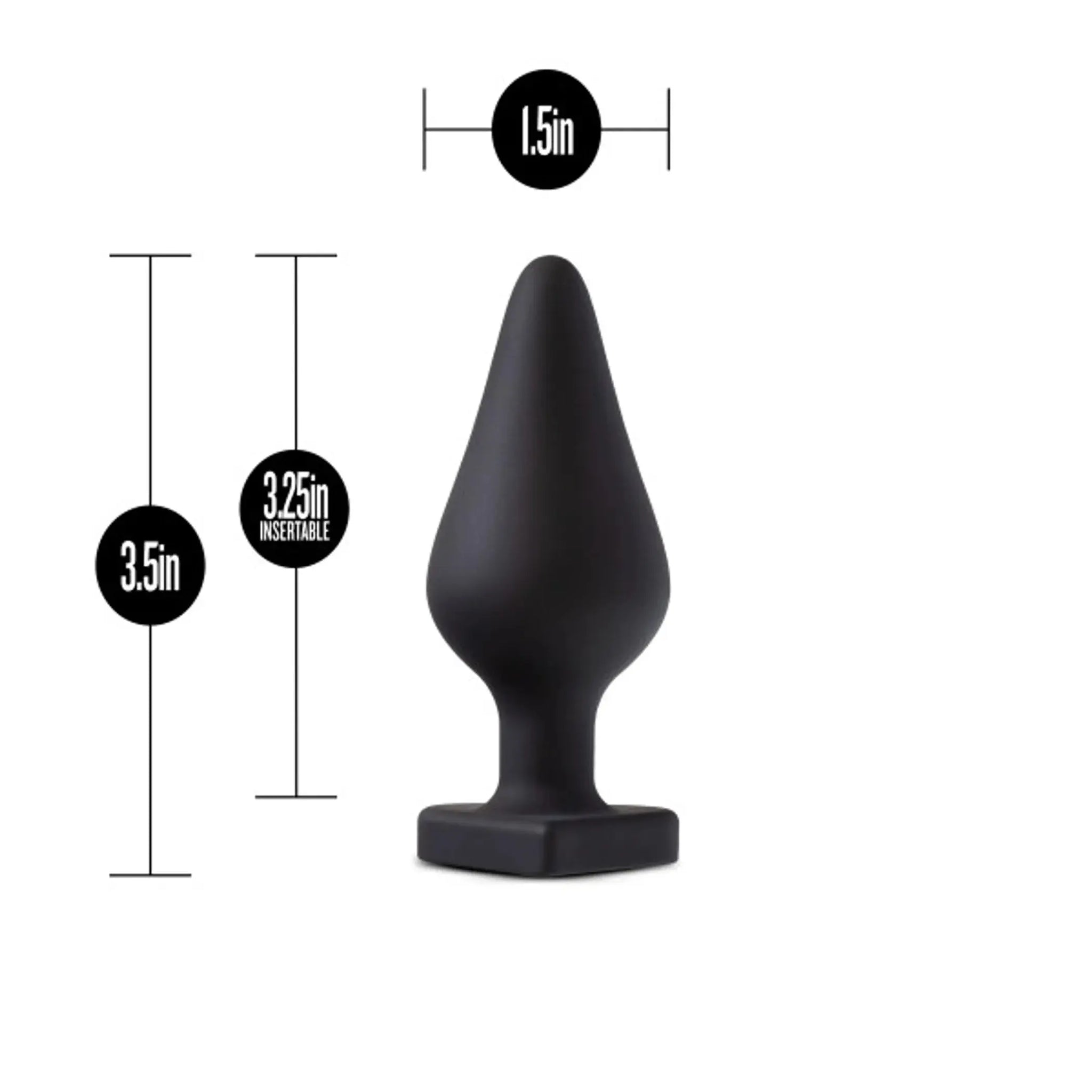 TEMPTASIA SPANK ME BUTT PLUG BLACK Blush Novelties