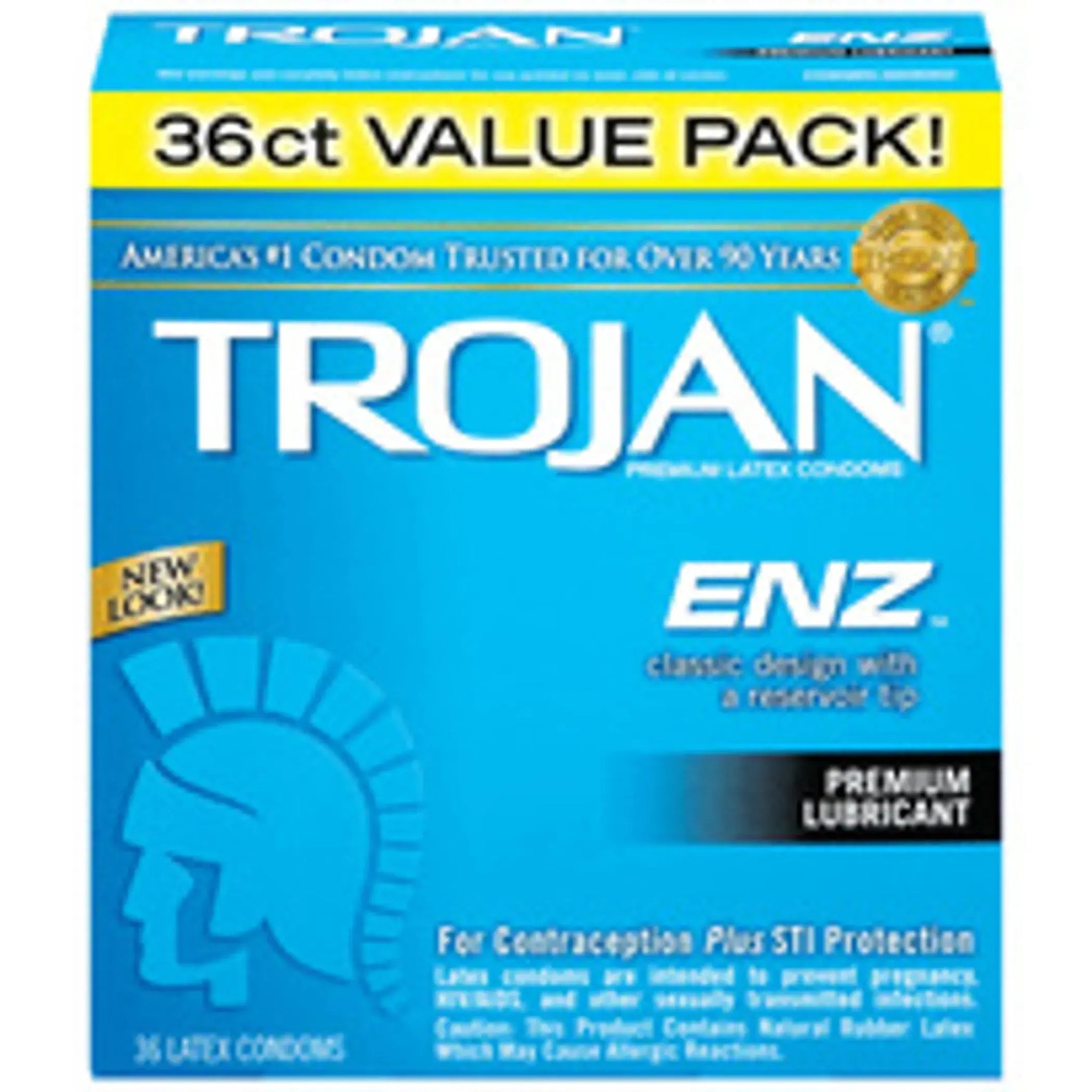 TROJAN ENZ LUBRICATED 36PK Trojan