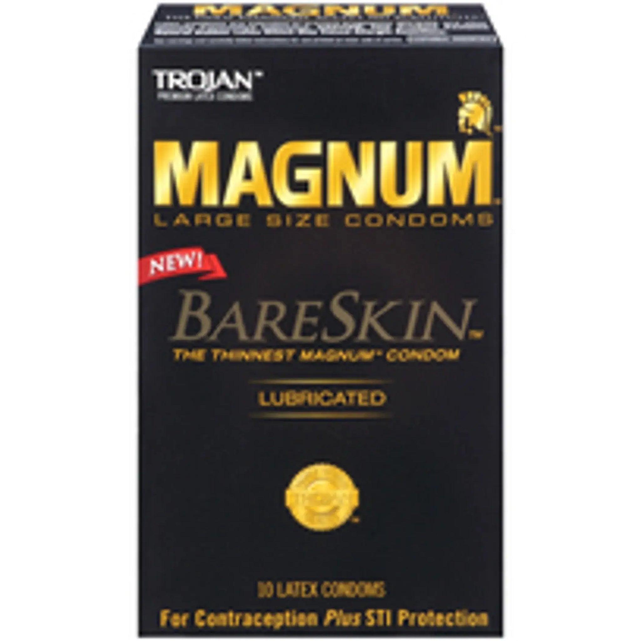TROJAN MAGNUM BARESKIN 10 PACK Trojan