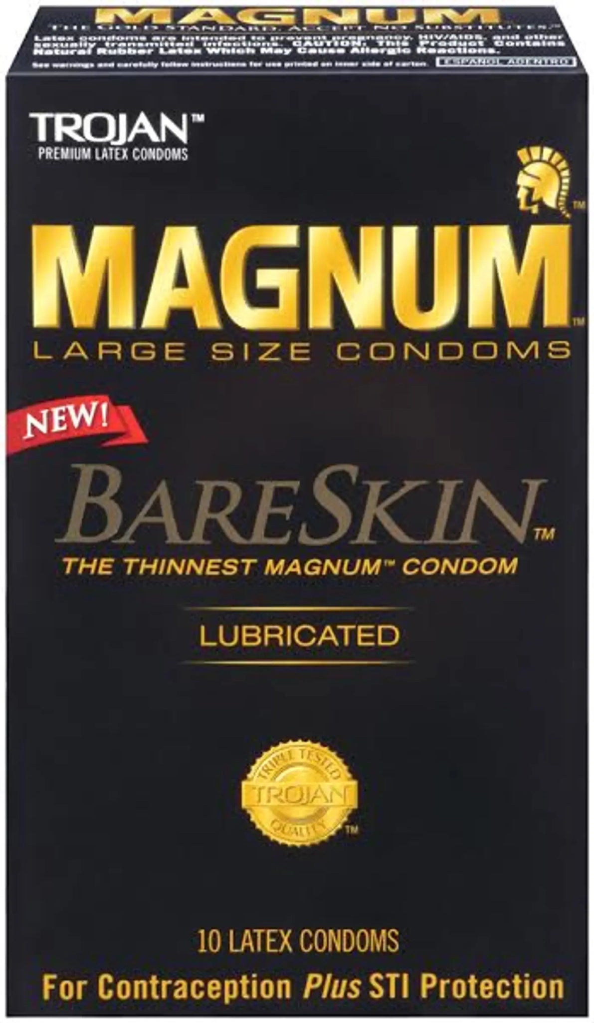 TROJAN MAGNUM BARESKIN 10 PACK Trojan