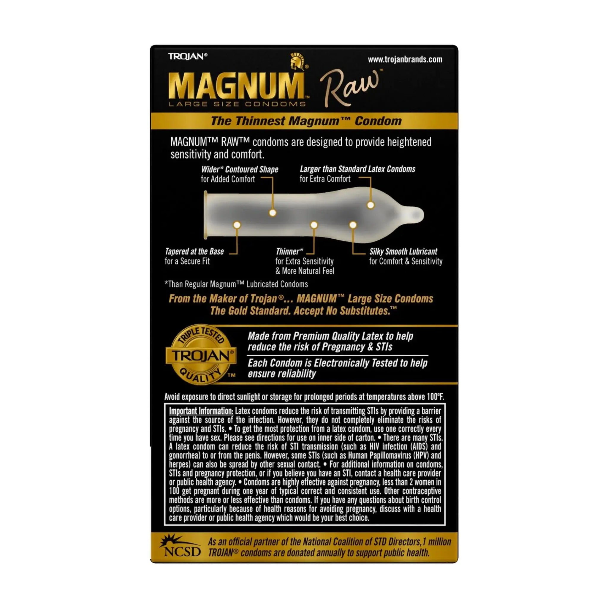 TROJAN MAGNUM RAW 10 PACK Paradise Products