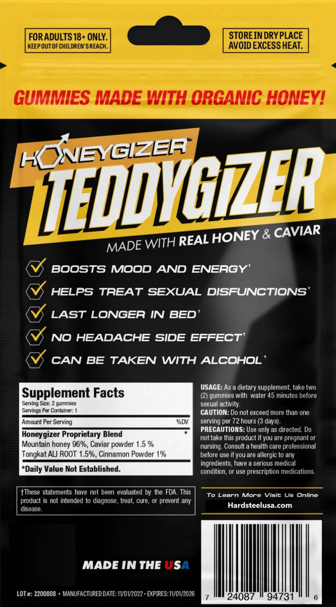 Teddy Bear Gummies Honeygizer